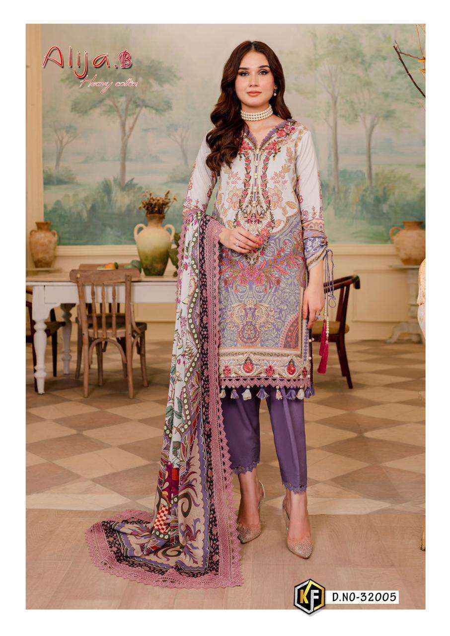 KEVAL FAB ALIJA B VOL 32 WHOLESALE COTTON DIGITAL PRINT DRESS MATERIAL ( 6 PCS CATALOG )