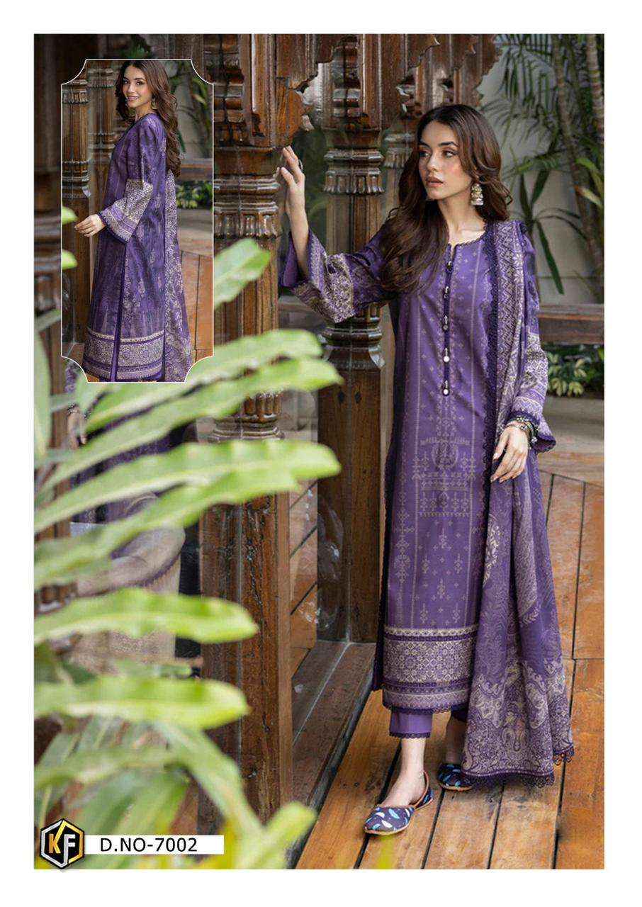 KEVAL FAB GULNAAZ VOL 7 COTTON DIGITAL PRINT SUIT WHOLESALE PRICE ( 6 PCS CATALOG )