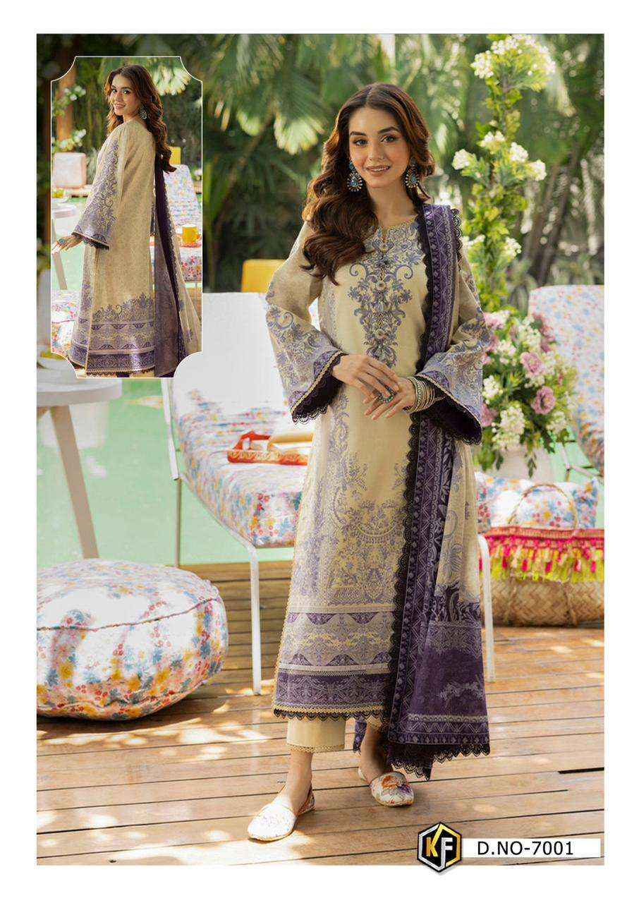 KEVAL FAB GULNAAZ VOL 7 COTTON DIGITAL PRINT SUIT WHOLESALE PRICE ( 6 PCS CATALOG )