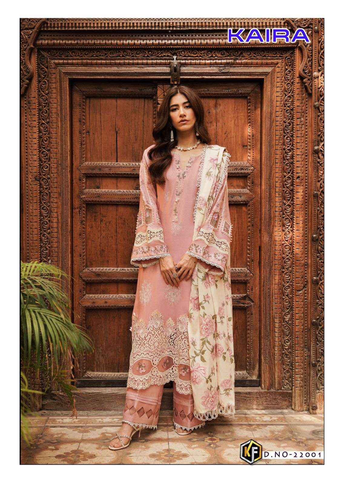 KEVAL FAB KAIRA VOL 22 LAWN COTTON PAKISTANI DRESS MATERIAL ( 6 PCS CATALOG )