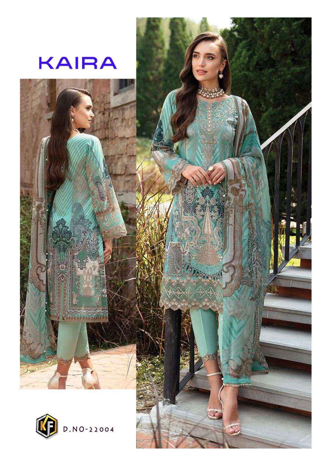 KEVAL FAB KAIRA VOL 22 LAWN COTTON PAKISTANI DRESS MATERIAL ( 6 PCS CATALOG )