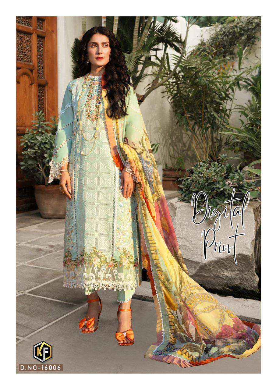 KEVAL FAB SOBIA NAZIR VOL 16 COTTON DIGITAL PRINT PAKISTANI SUIT ( 6 PCS CATALOG )