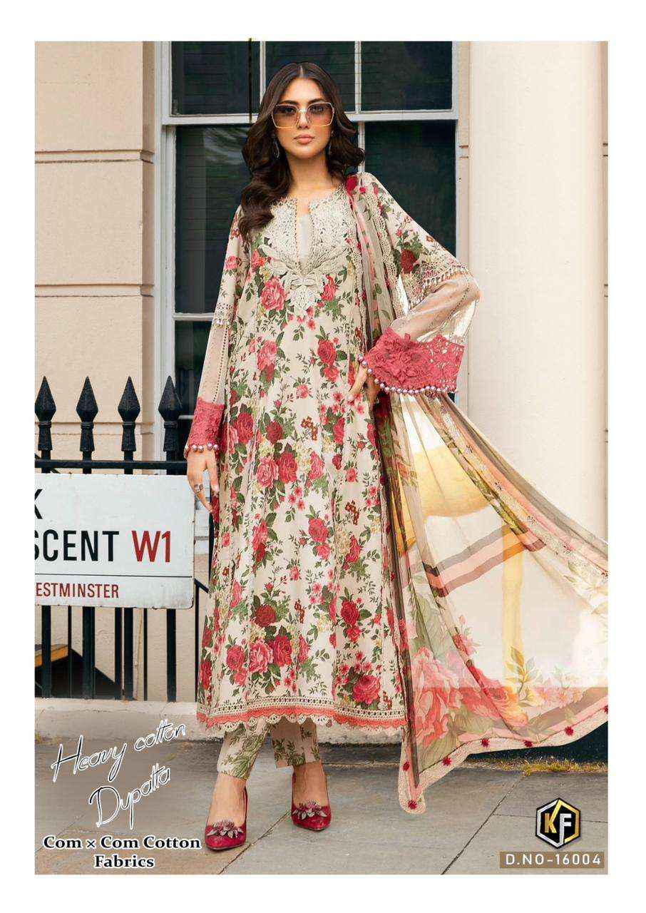 KEVAL FAB SOBIA NAZIR VOL 16 COTTON DIGITAL PRINT PAKISTANI SUIT ( 6 PCS CATALOG )