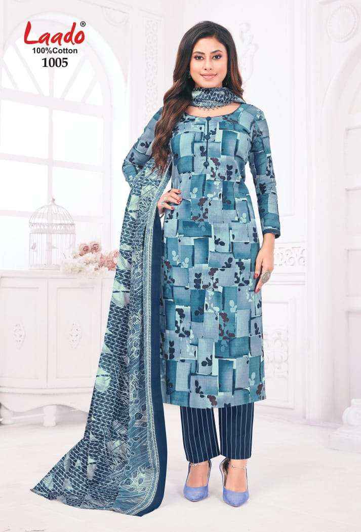 LAADO PRINCESS VOL 1 COTTON PRINT DRESS MATERIAL WHOLESALE PRICE ( 10 PCS CATALOG )