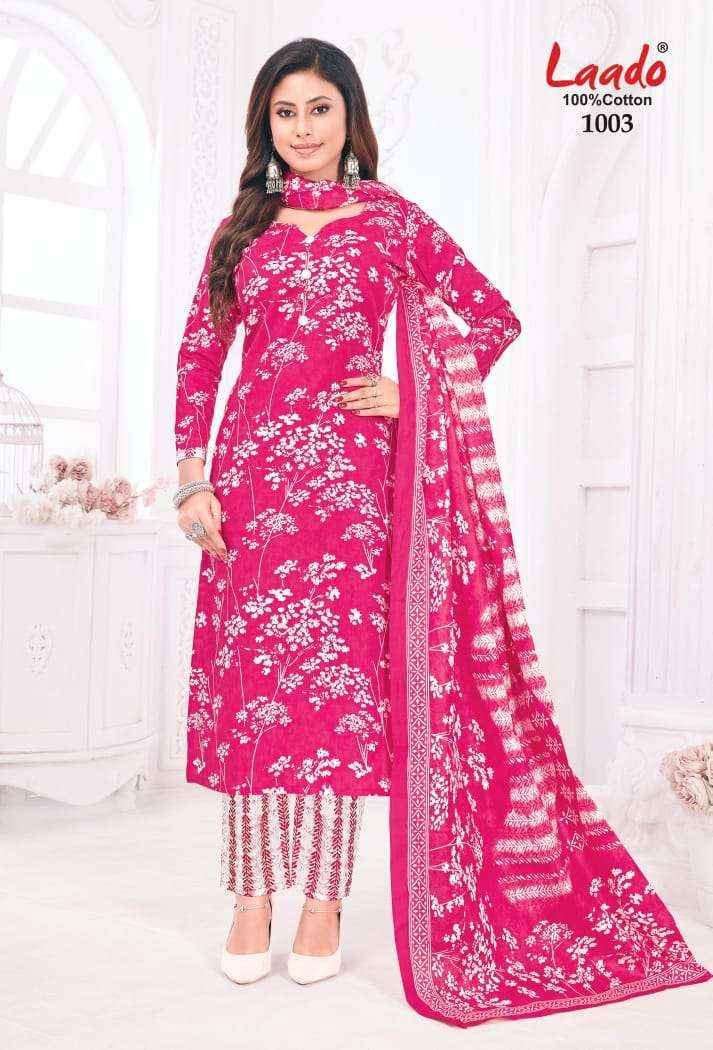 LAADO PRINCESS VOL 1 COTTON PRINT DRESS MATERIAL WHOLESALE PRICE ( 10 PCS CATALOG )