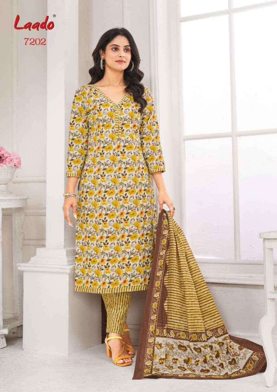 LAADO VOL 72 WHOLESALE COTTON PRINTED SALWAR SUIT ( 10 PCS CATALOG )