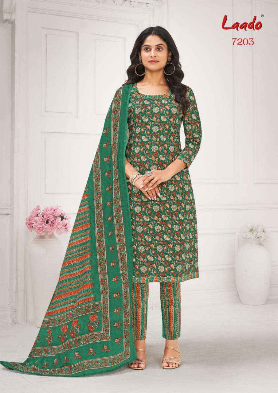 LAADO VOL 72 WHOLESALE COTTON PRINTED SALWAR SUIT ( 10 PCS CATALOG )