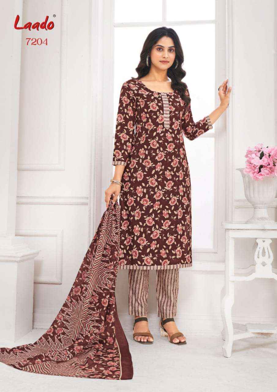 LAADO VOL 72 WHOLESALE COTTON PRINTED SALWAR SUIT ( 10 PCS CATALOG )