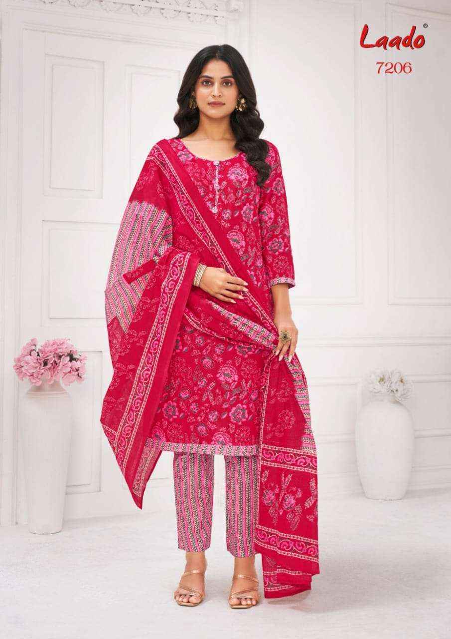 LAADO VOL 72 WHOLESALE COTTON PRINTED SALWAR SUIT ( 10 PCS CATALOG )