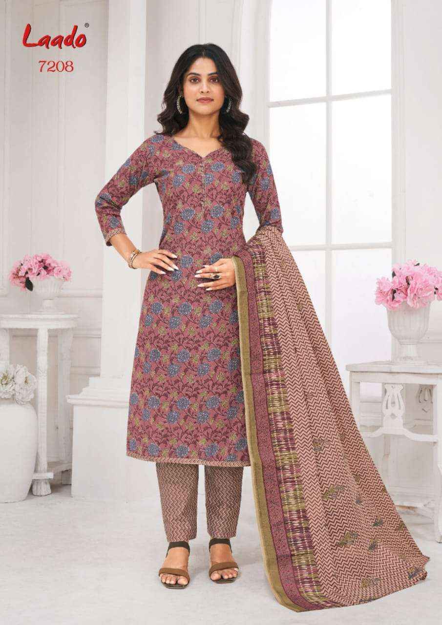 LAADO VOL 72 WHOLESALE COTTON PRINTED SALWAR SUIT ( 10 PCS CATALOG )