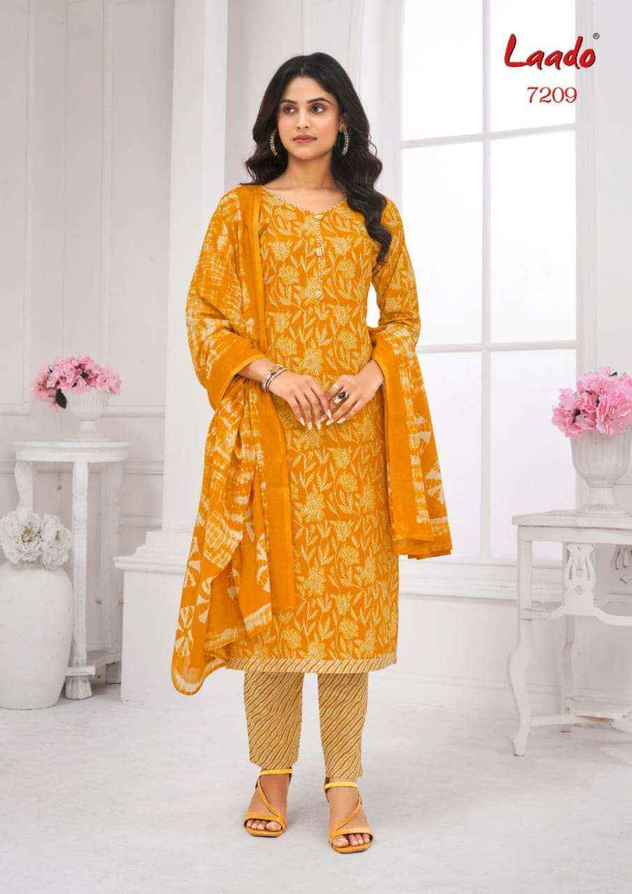 LAADO VOL 72 WHOLESALE COTTON PRINTED SALWAR SUIT ( 10 PCS CATALOG )