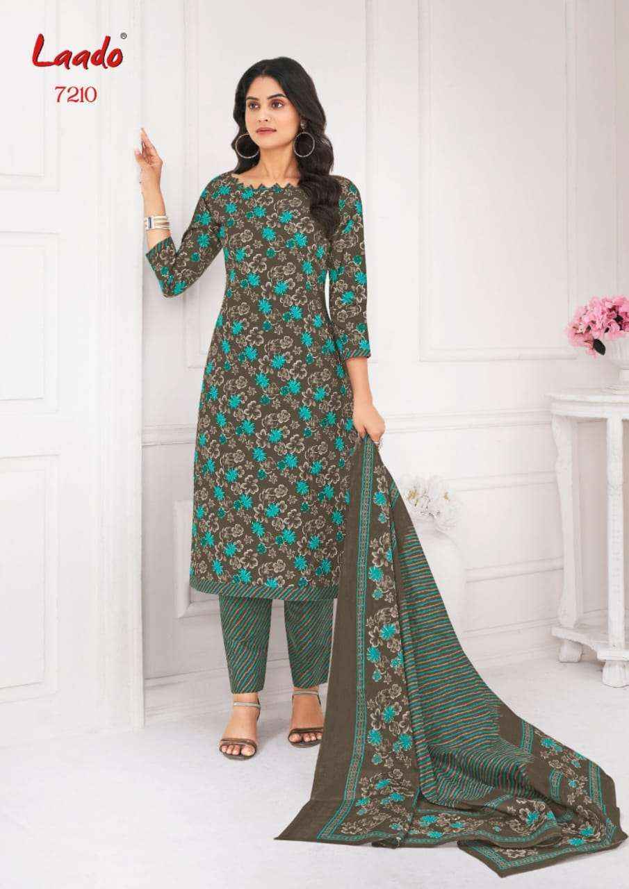 LAADO VOL 72 WHOLESALE COTTON PRINTED SALWAR SUIT ( 10 PCS CATALOG )