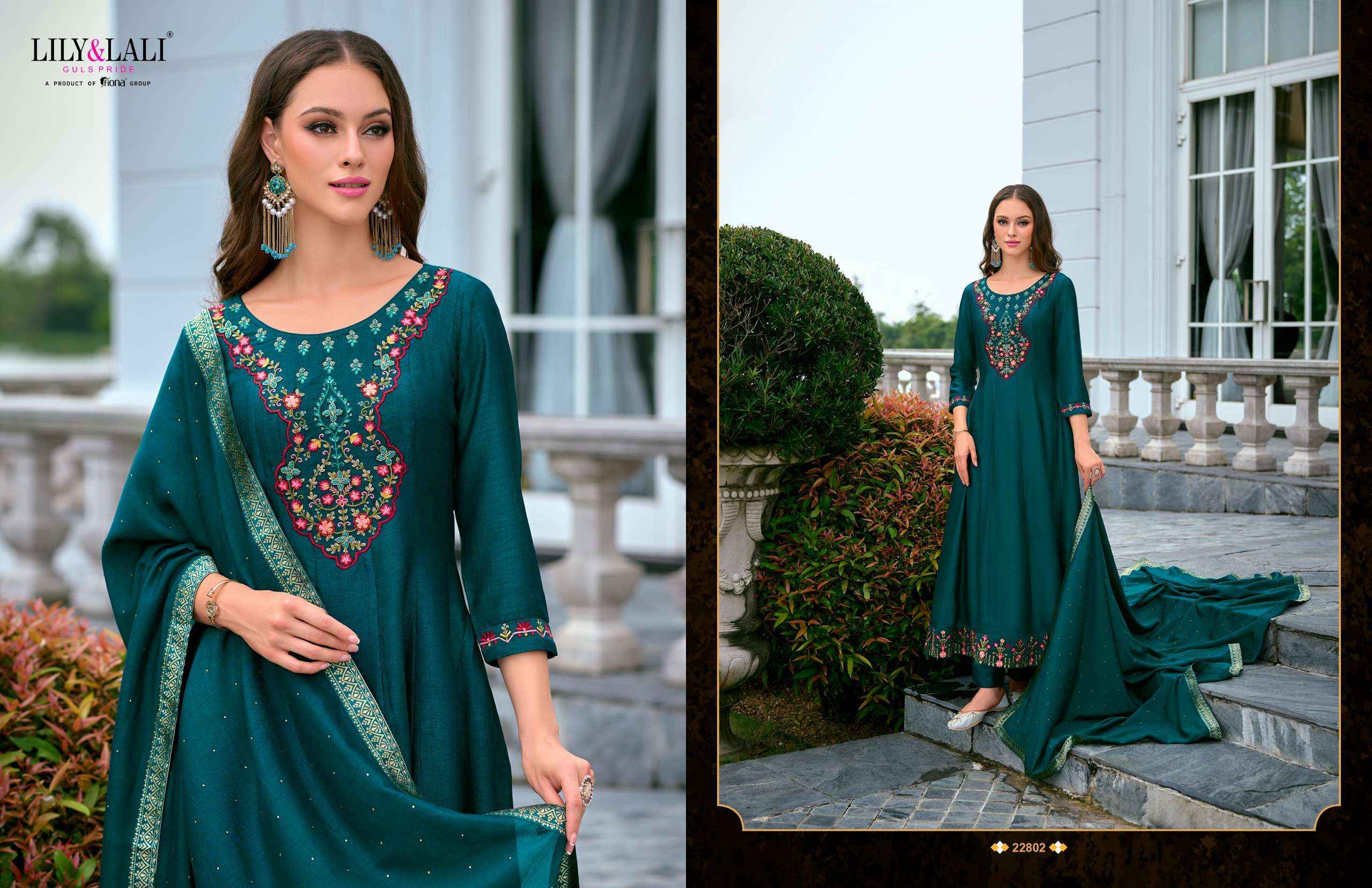 LILY AND LALI BIBBOJAAN VOL 2 ANARKALI STYLE READY MADE SUIT ( 6 PCS CATALOG )