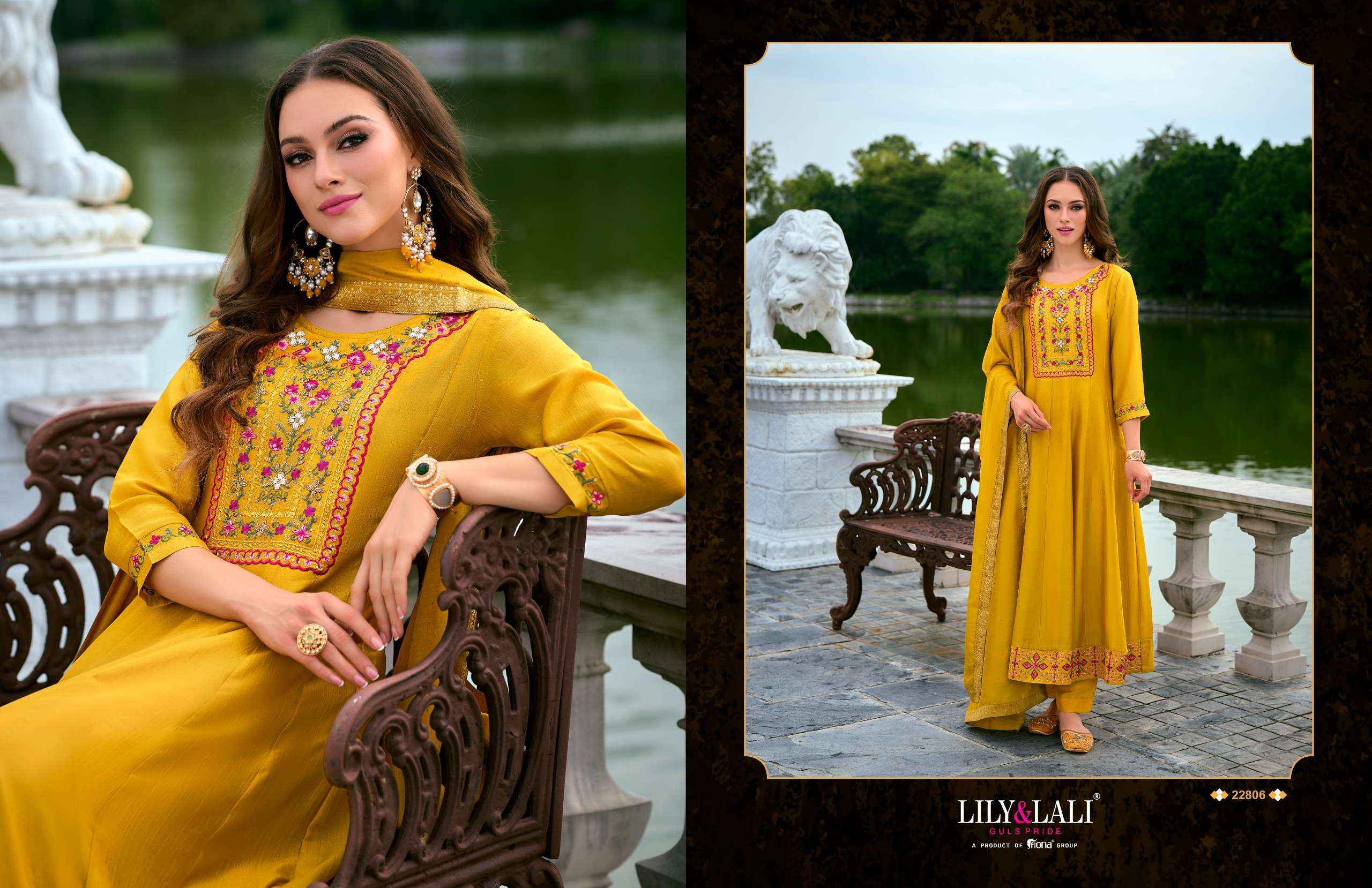 LILY AND LALI BIBBOJAAN VOL 2 ANARKALI STYLE READY MADE SUIT ( 6 PCS CATALOG )