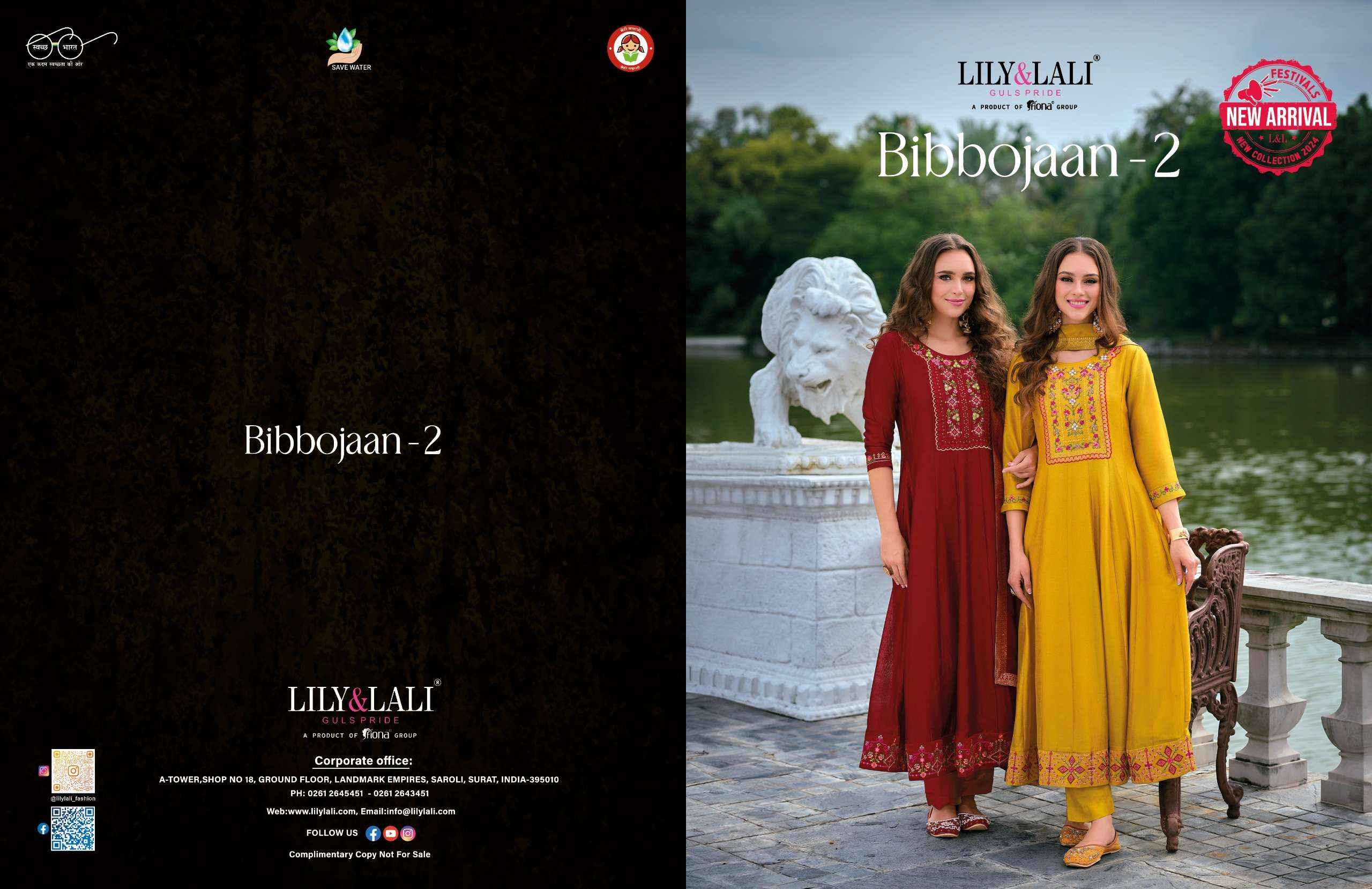 LILY AND LALI BIBBOJAAN VOL 2 ANARKALI STYLE READY MADE SUIT ( 6 PCS CATALOG )