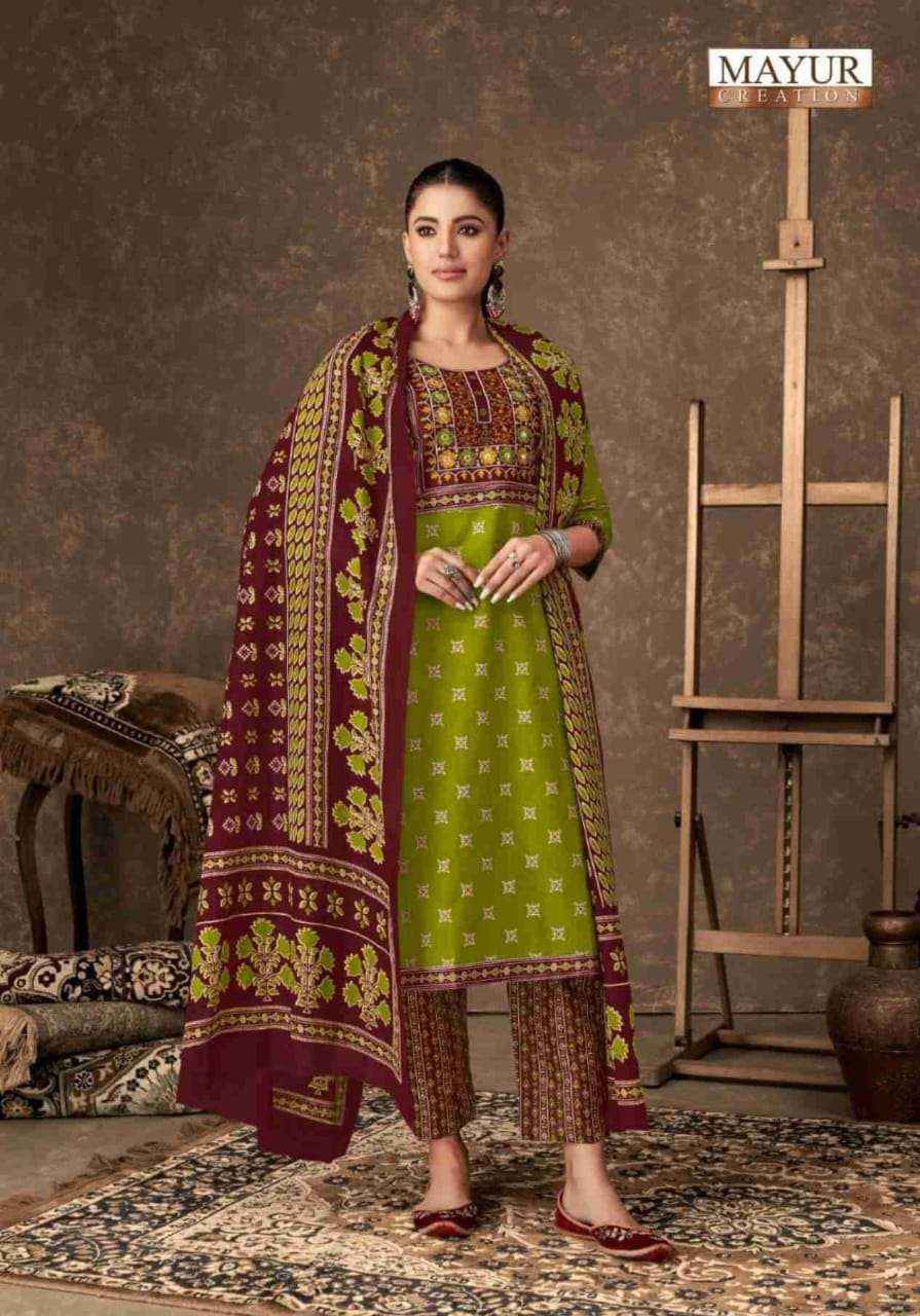 MAYUR CREATION AJARAKH VOL 4 COTTON PRINT READYMADE SUIT ( 10 PCS CATALOG )