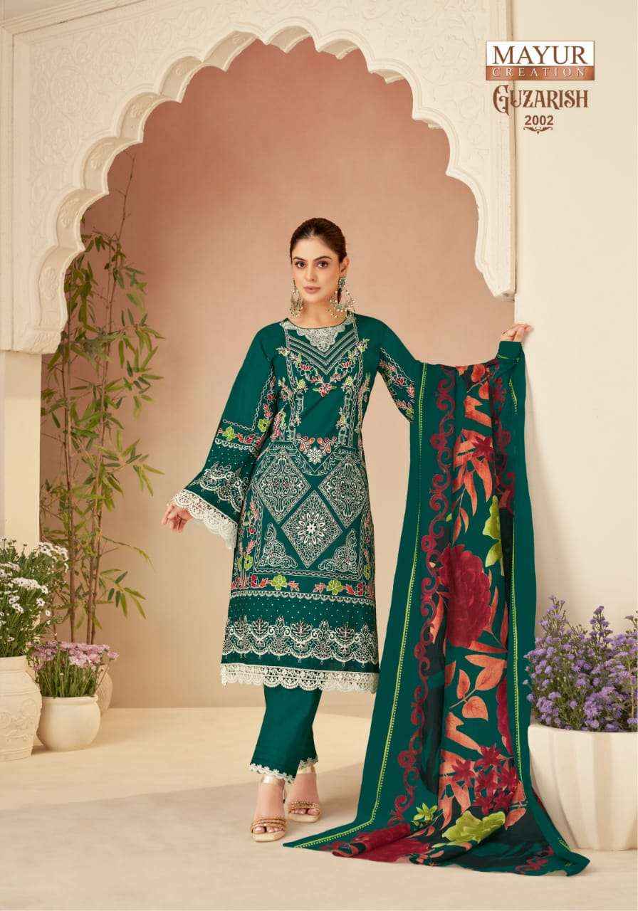 MAYUR CREATION GUZARISH VOL 2 WHOLESALE COTTON SUITS ( 8 PCS CATALOG )