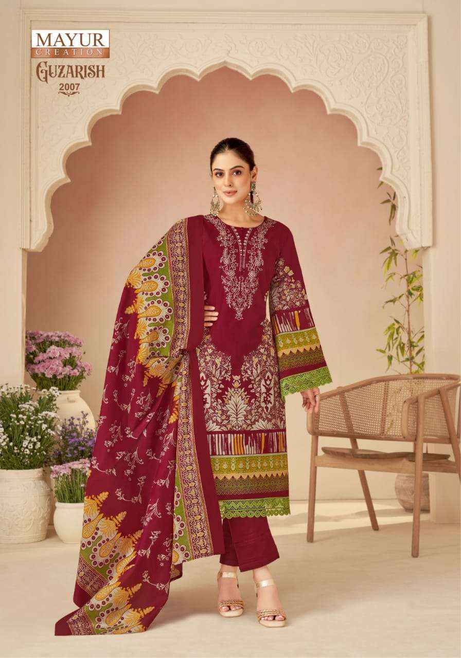 MAYUR CREATION GUZARISH VOL 2 WHOLESALE COTTON SUITS ( 8 PCS CATALOG )