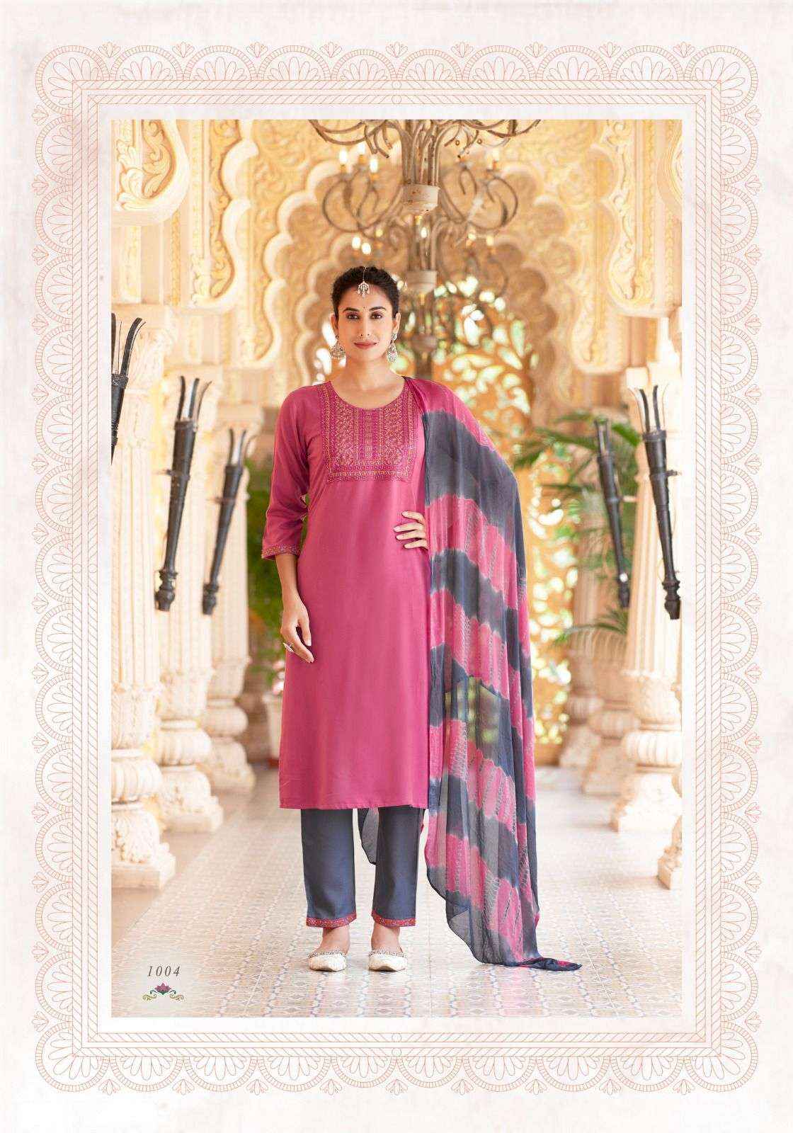 MYSTIC 9 JANKI VOL 1 RAYON STRAIGHT CUT READYMADE SUIT ( 8 PCS CATALOG )