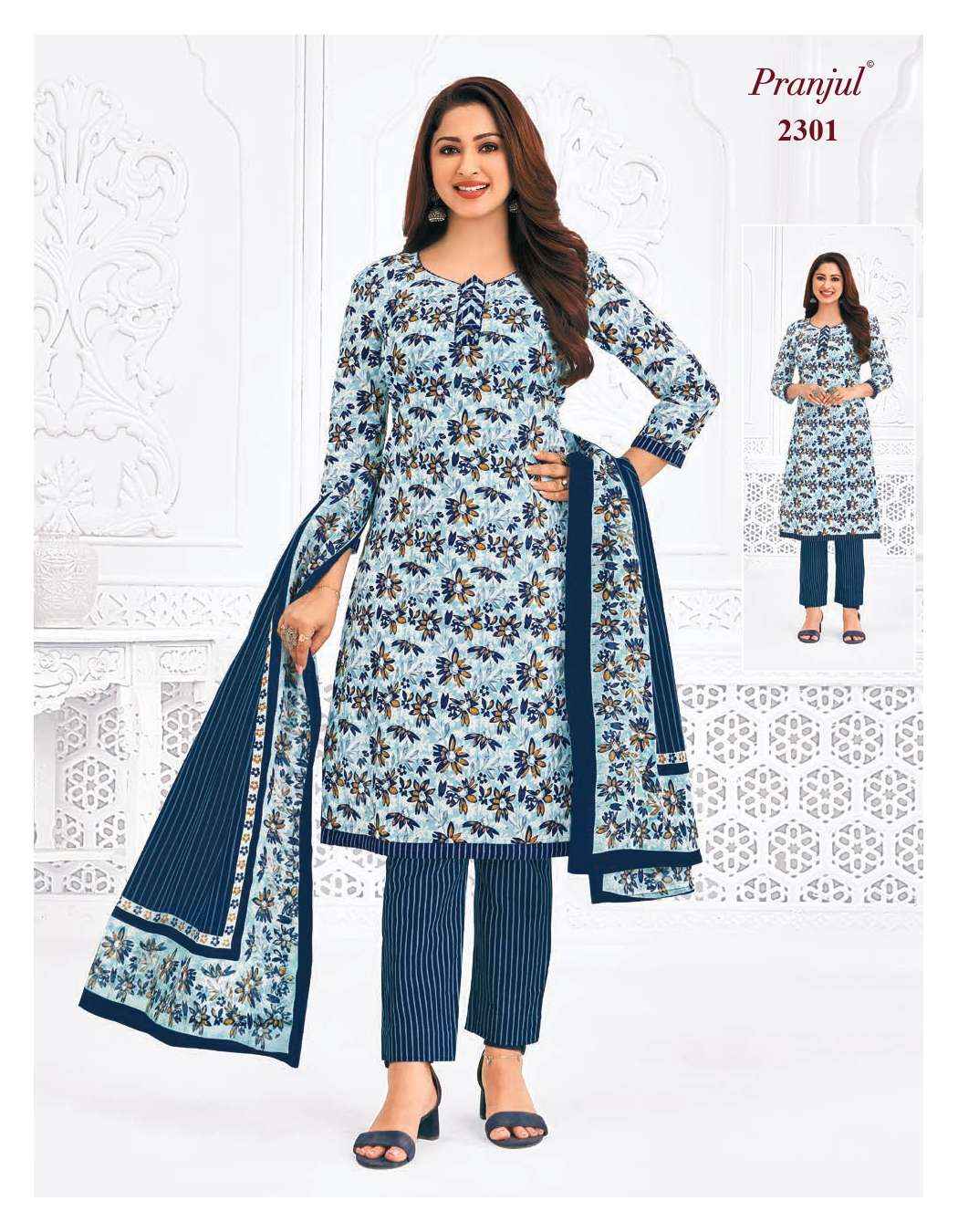 PRANJUL FASHION PRIYANKA VOL 23 COTTON JAIPURI PRINT SALWAR SUIT ( 36 PCS CATALOG )