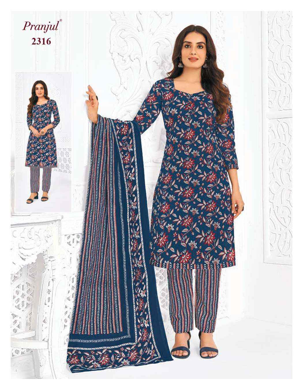 PRANJUL FASHION PRIYANKA VOL 23 COTTON JAIPURI PRINT SALWAR SUIT ( 36 PCS CATALOG )