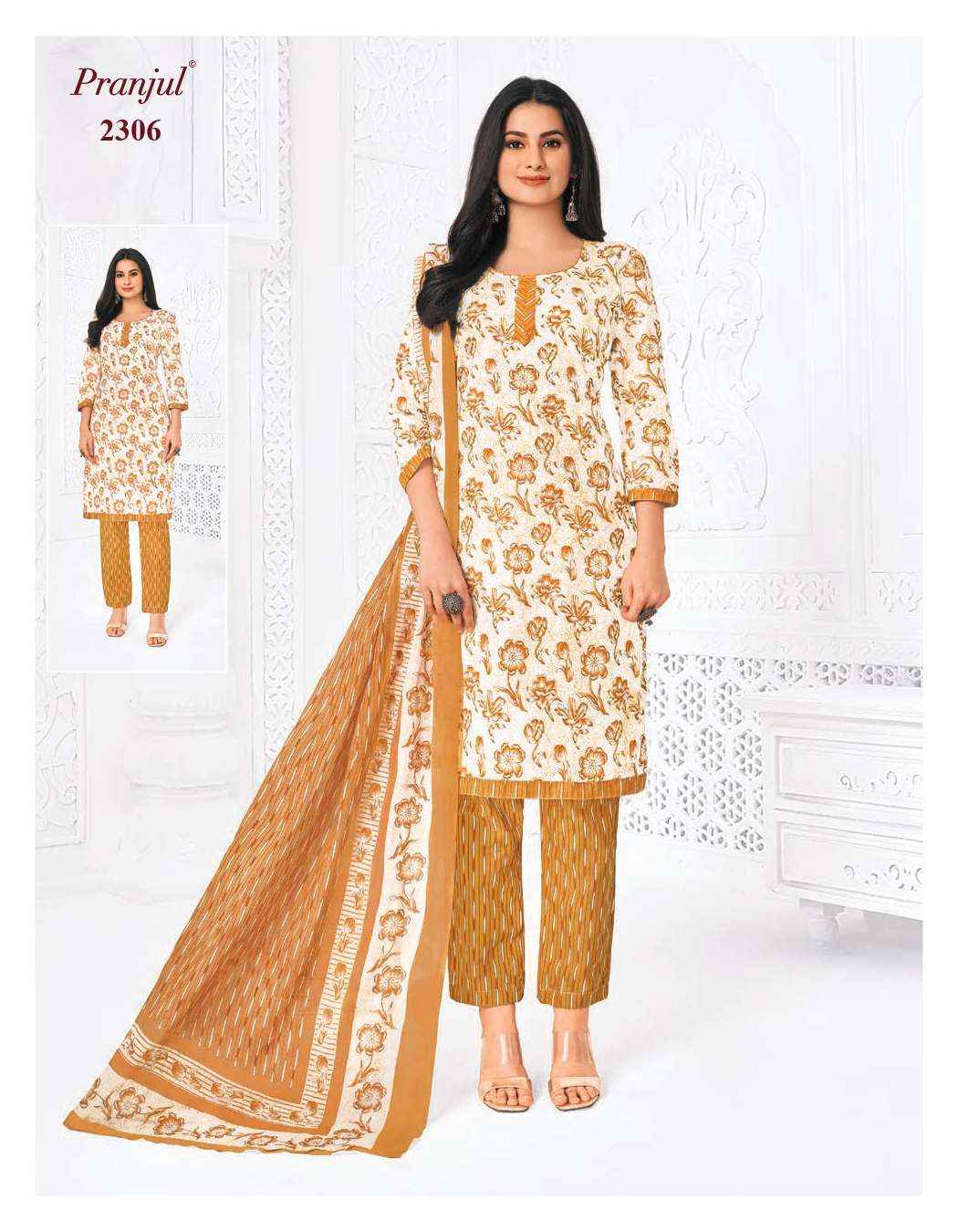 PRANJUL FASHION PRIYANKA VOL 23 COTTON JAIPURI PRINT SALWAR SUIT ( 36 PCS CATALOG )