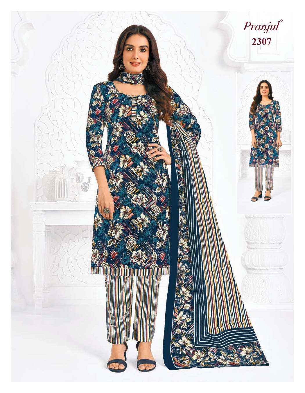 PRANJUL FASHION PRIYANKA VOL 23 COTTON JAIPURI PRINT SALWAR SUIT ( 36 PCS CATALOG )