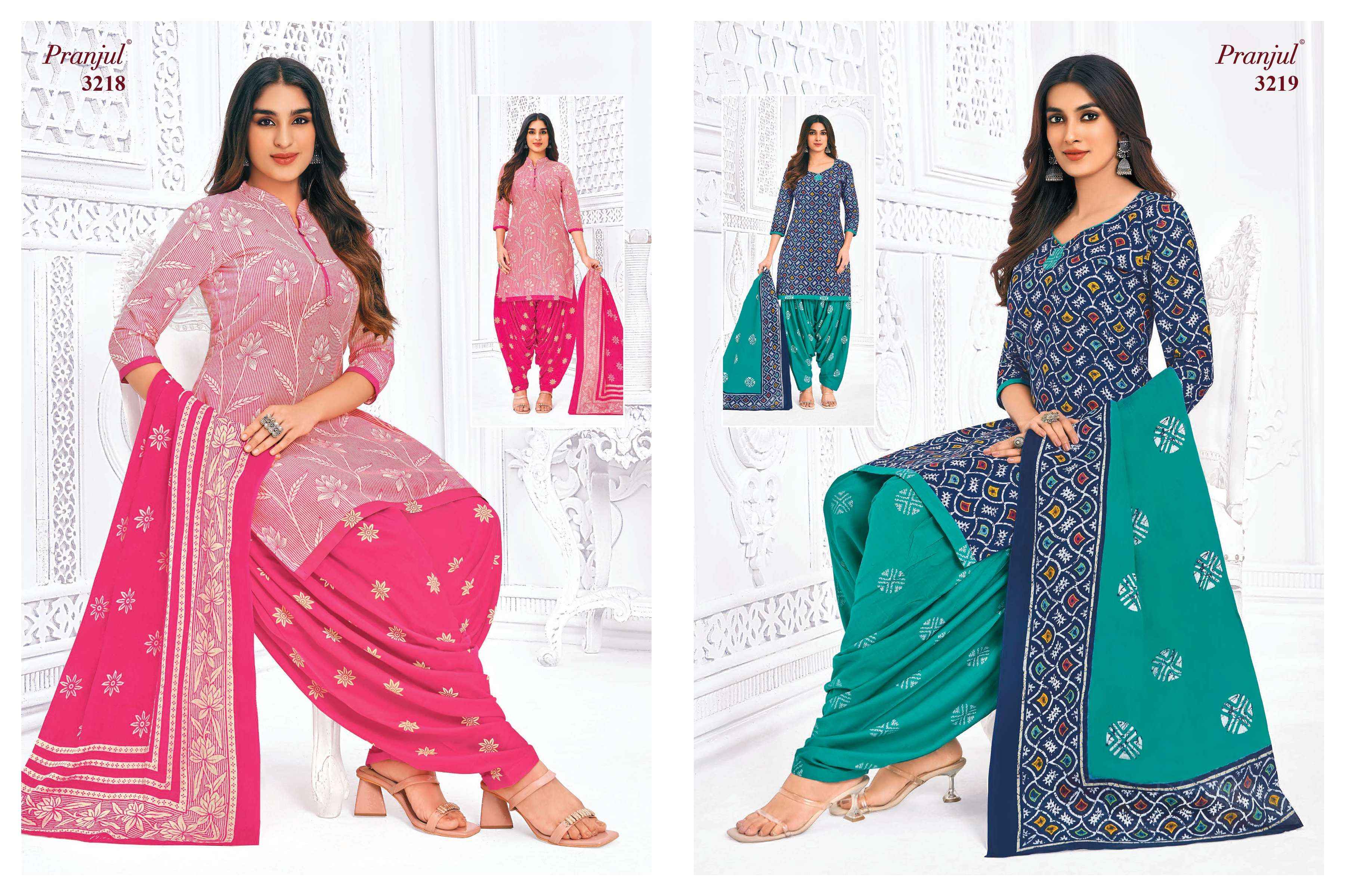 PRANJUL FASHION PRIYANSHI VOL 32 COTTON DRESS MATERIAL ( 36 PCS CATALOG )