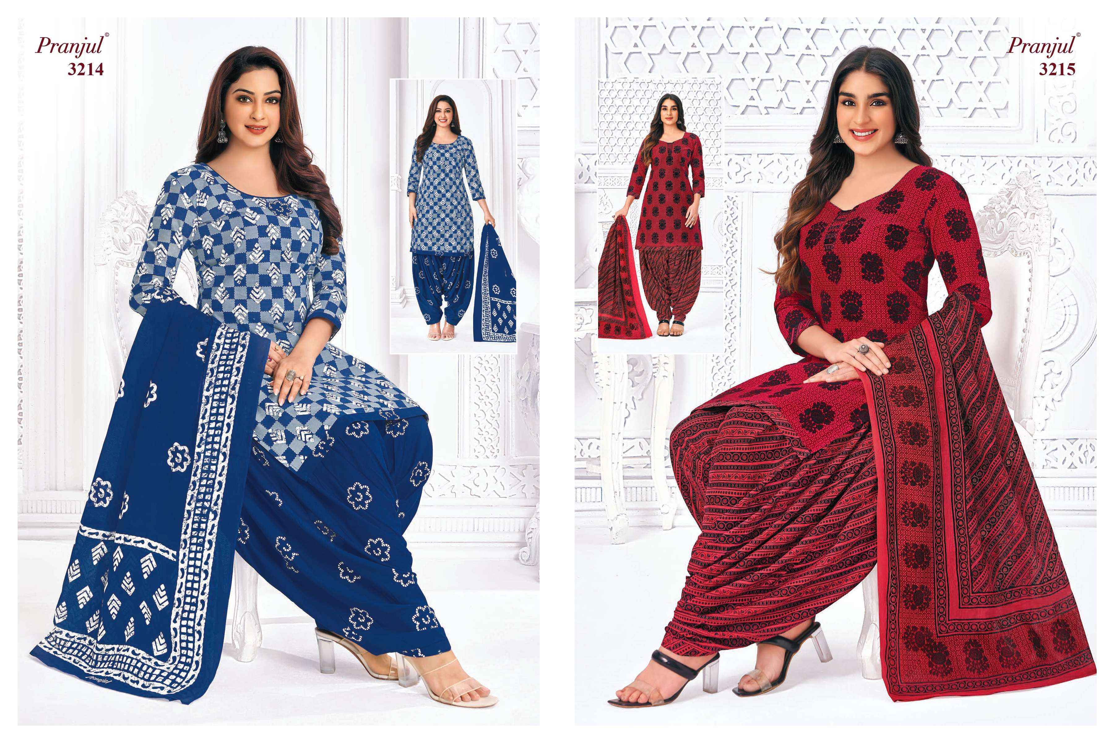 PRANJUL FASHION PRIYANSHI VOL 32 COTTON DRESS MATERIAL ( 36 PCS CATALOG )