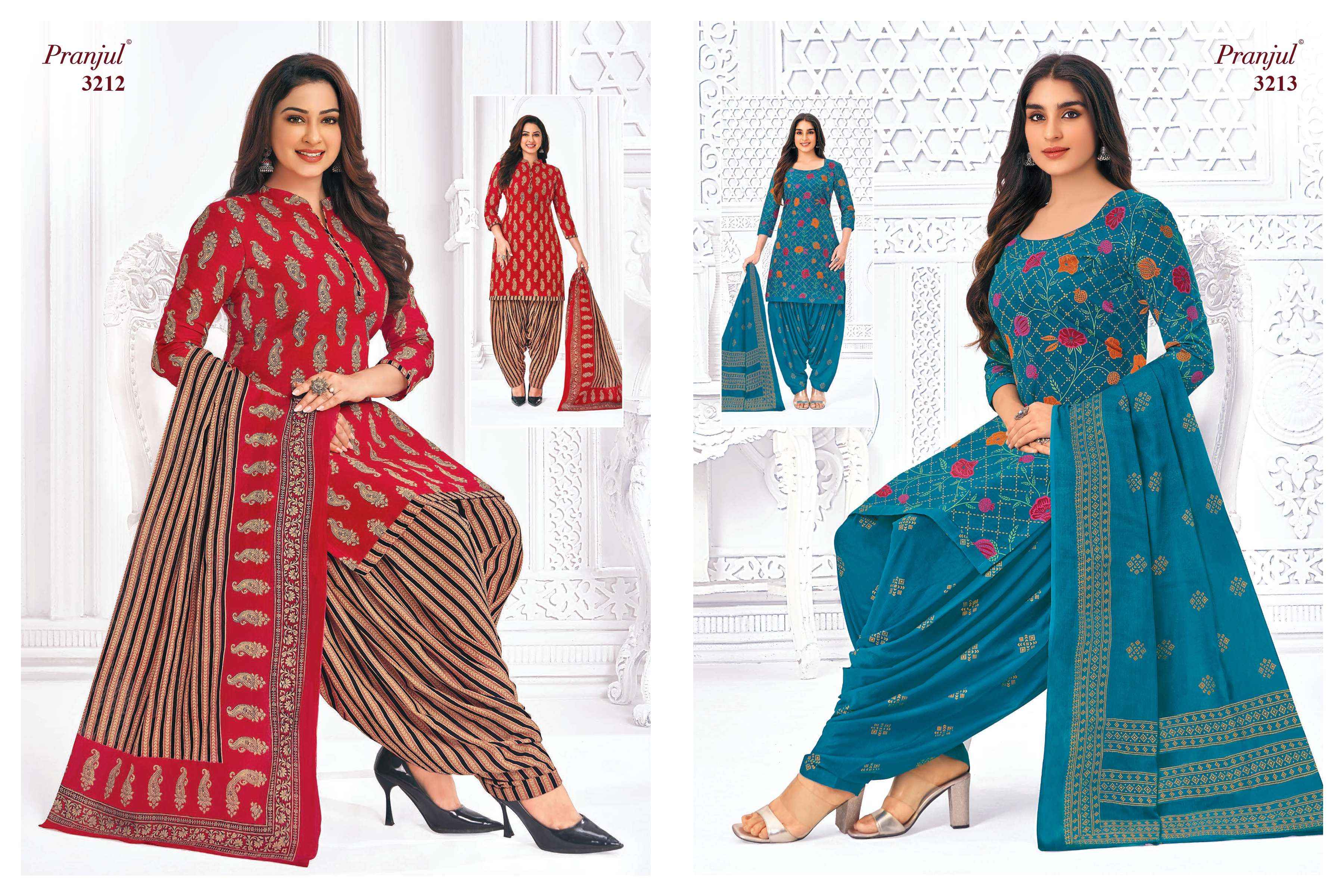 PRANJUL FASHION PRIYANSHI VOL 32 COTTON DRESS MATERIAL ( 36 PCS CATALOG )