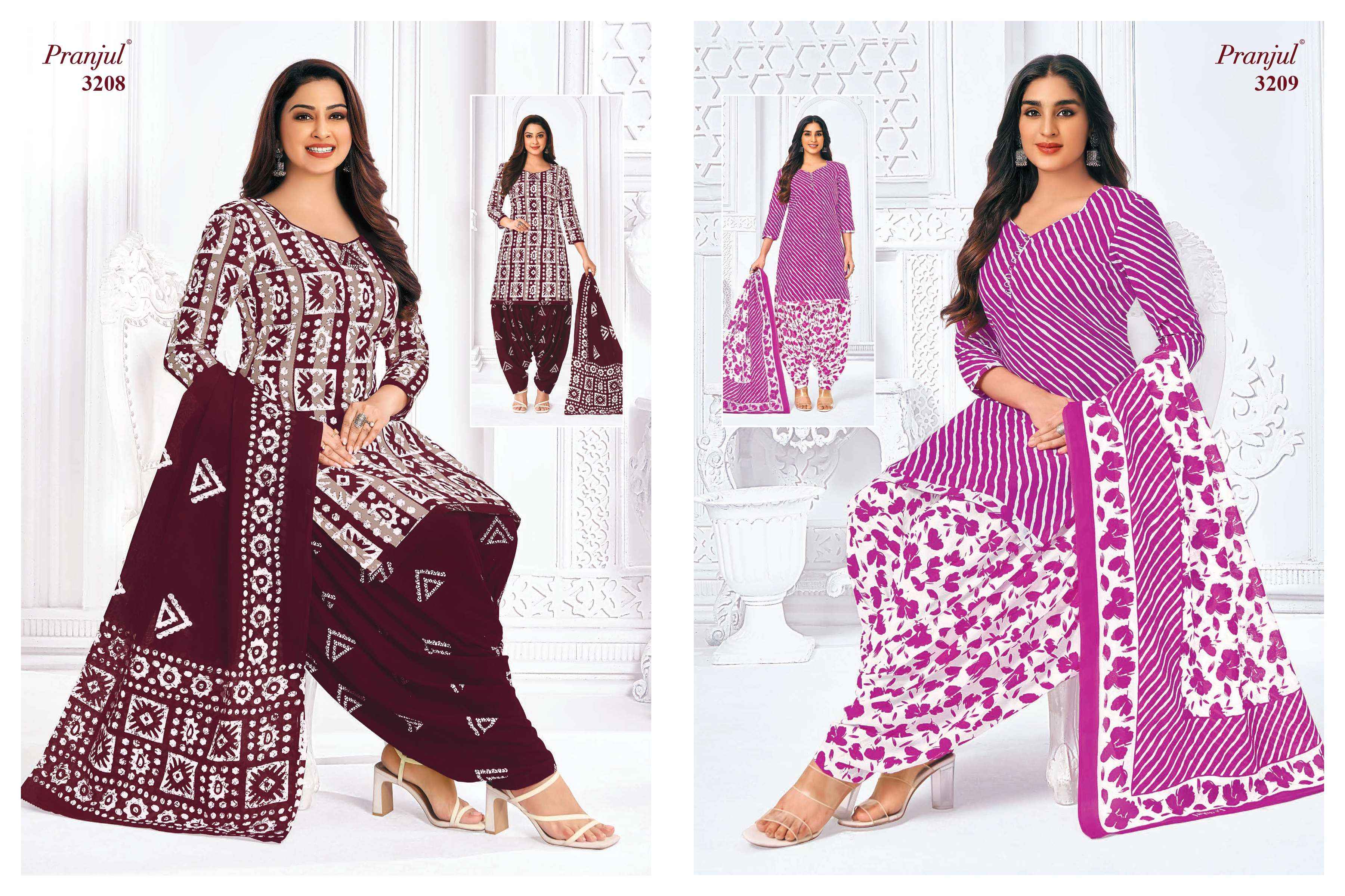 PRANJUL FASHION PRIYANSHI VOL 32 COTTON DRESS MATERIAL ( 36 PCS CATALOG )