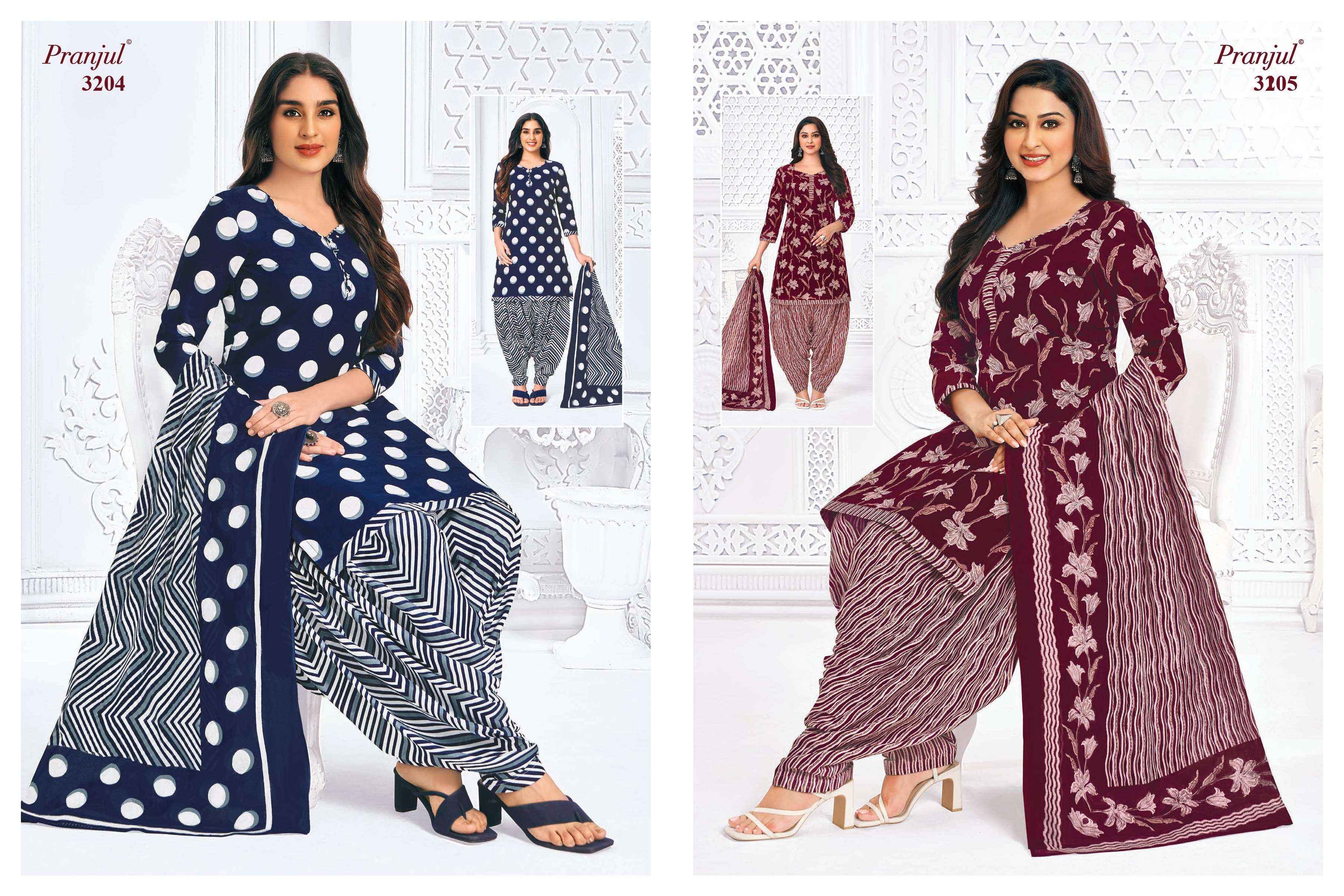 PRANJUL FASHION PRIYANSHI VOL 32 COTTON DRESS MATERIAL ( 36 PCS CATALOG )