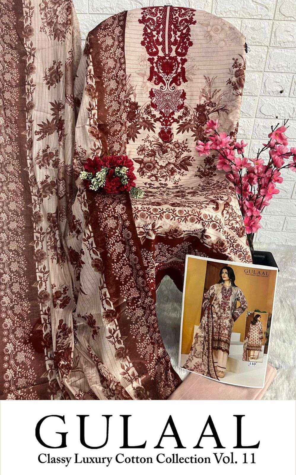 SANA MARYAM GULAAL VOL 11 PAKISTANI SUITS ( 10 PCS CATALOG )