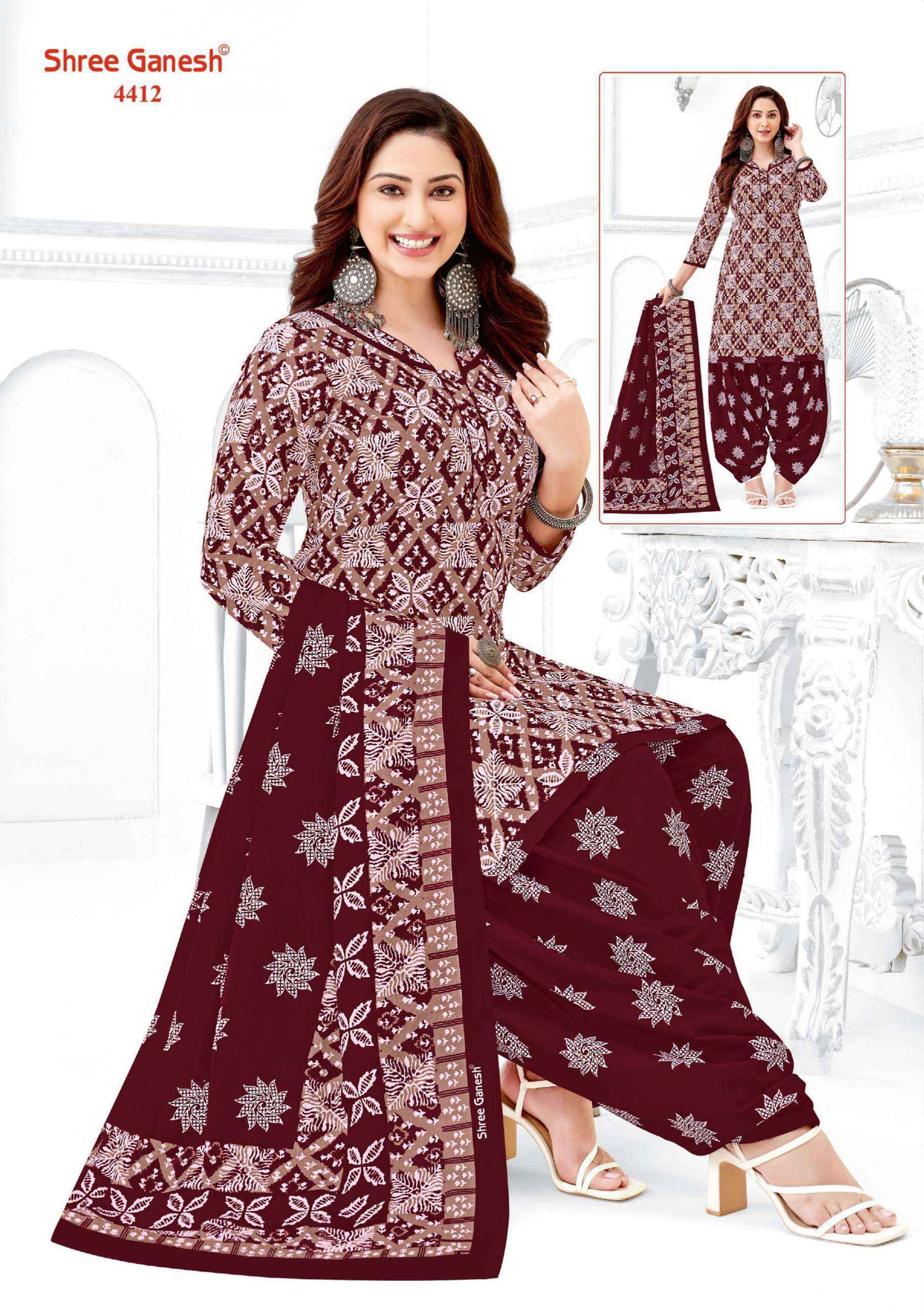 SHREE GANESH HANSIKA VOL 24 COTTON PRINT SALWAR SUIT WHOLESALE PRICE ( 36 PCS CATALOG )