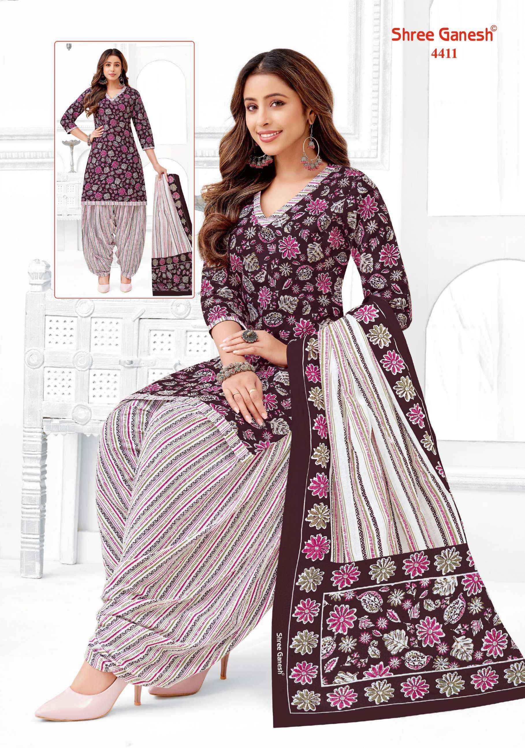 SHREE GANESH HANSIKA VOL 24 PATIYALA READYMADE SUITS ( 30 PCS CATALOG )