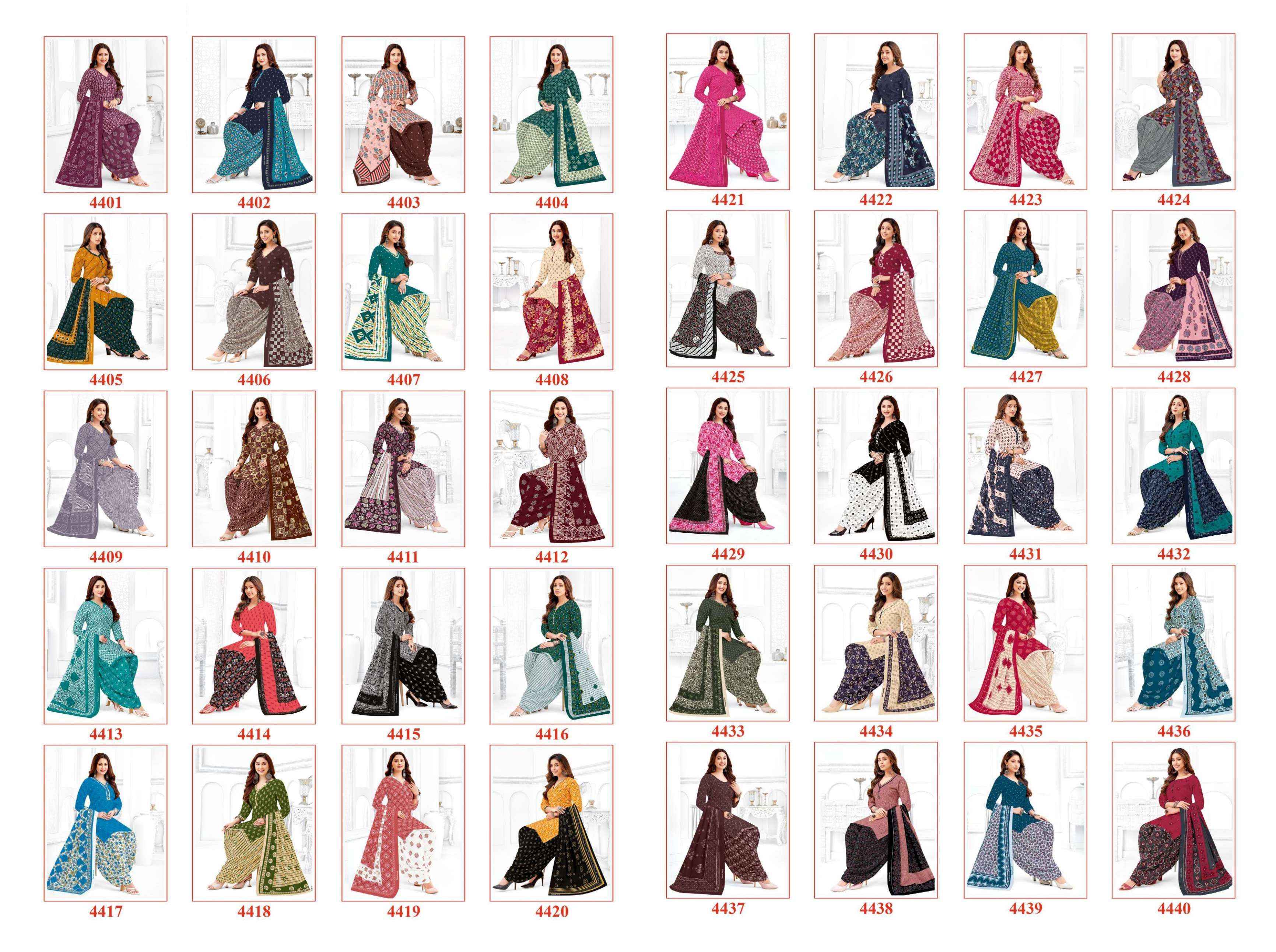 SHREE GANESH HANSIKA VOL 24 PATIYALA READYMADE SUITS ( 30 PCS CATALOG )