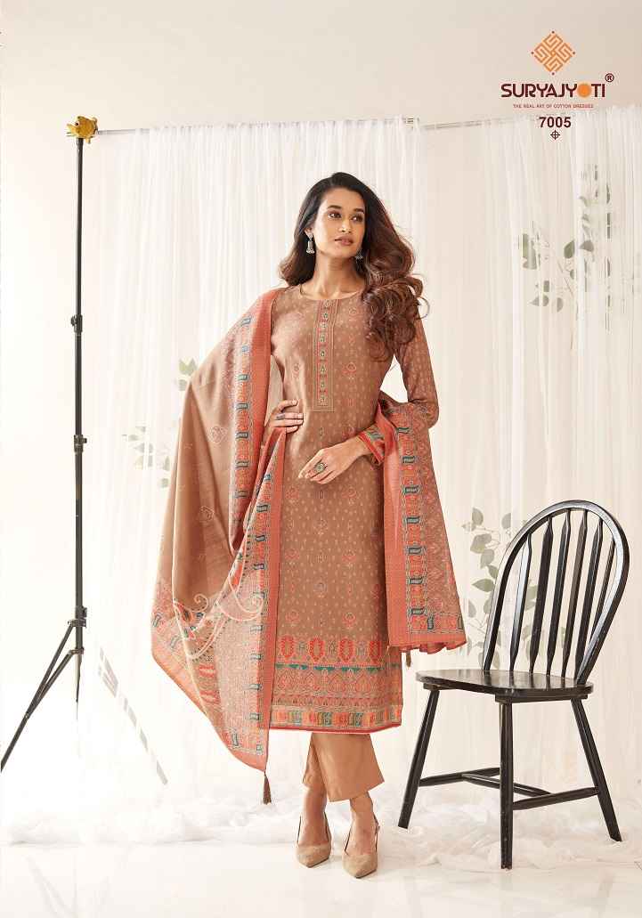 SURYAJYOTI PUSHPA VOL-7 WHOLESALE LADIES SALWAR KAMEEZ ( 8 PCS CATALOG )