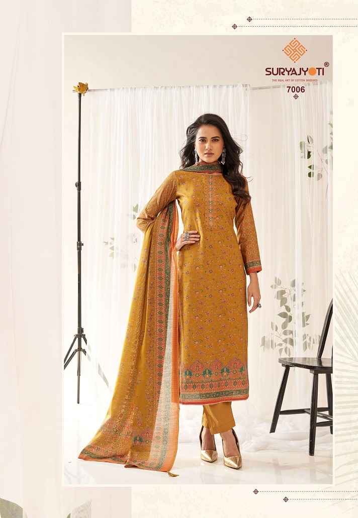 SURYAJYOTI PUSHPA VOL-7 WHOLESALE LADIES SALWAR KAMEEZ ( 8 PCS CATALOG )