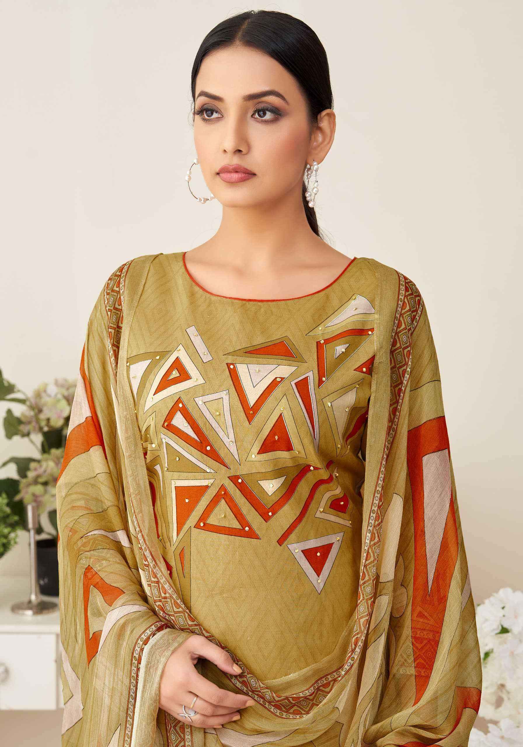 Alok Suit Vardaan Fancy Printed Cotton Ladies Suits ( 4 Pcs Catalog )