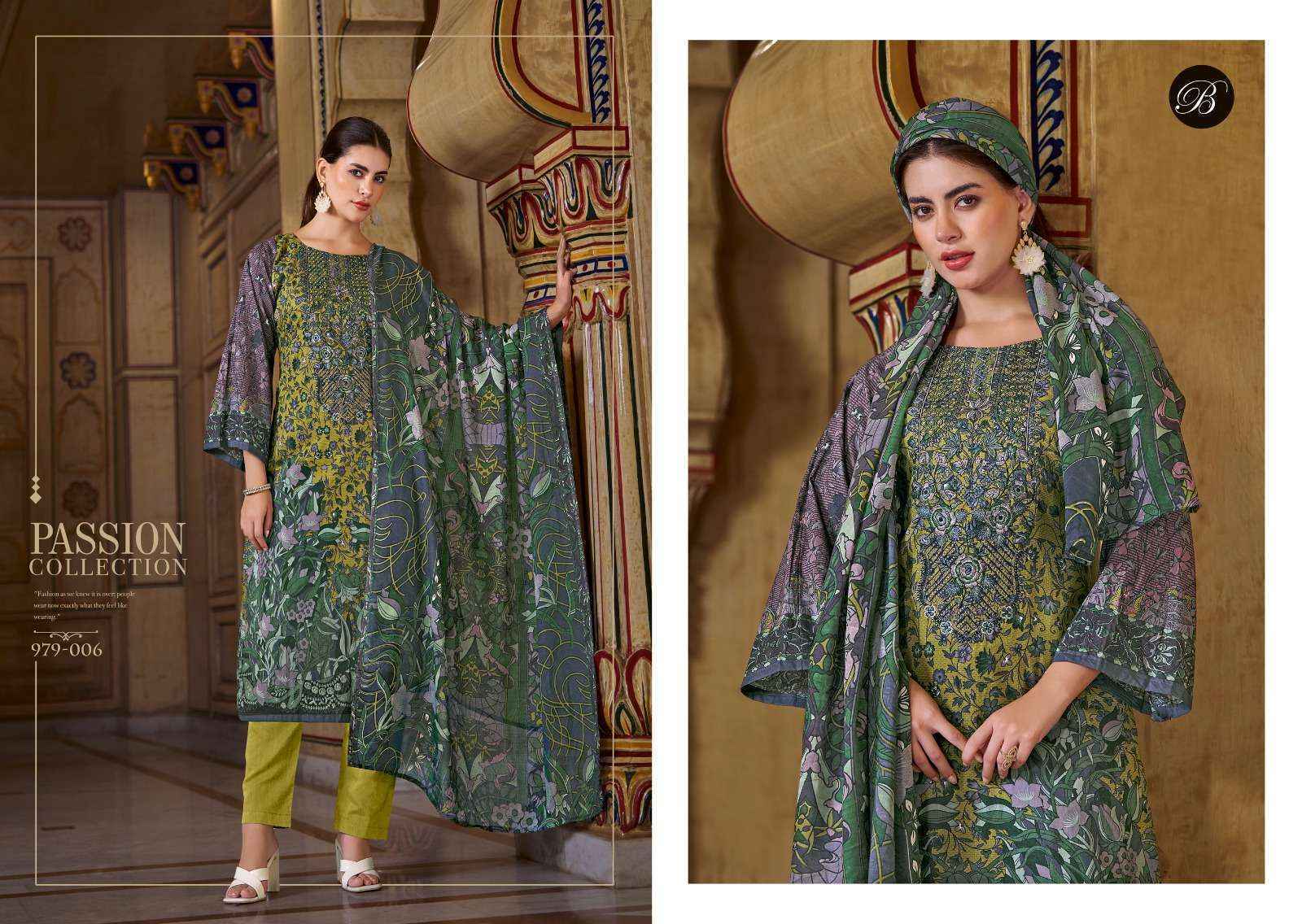 Belliza Designer Naira Vol-77 Cotton Ladies Salwar Kameez ( 8 pcs Cataloge ) Surat Wholesale