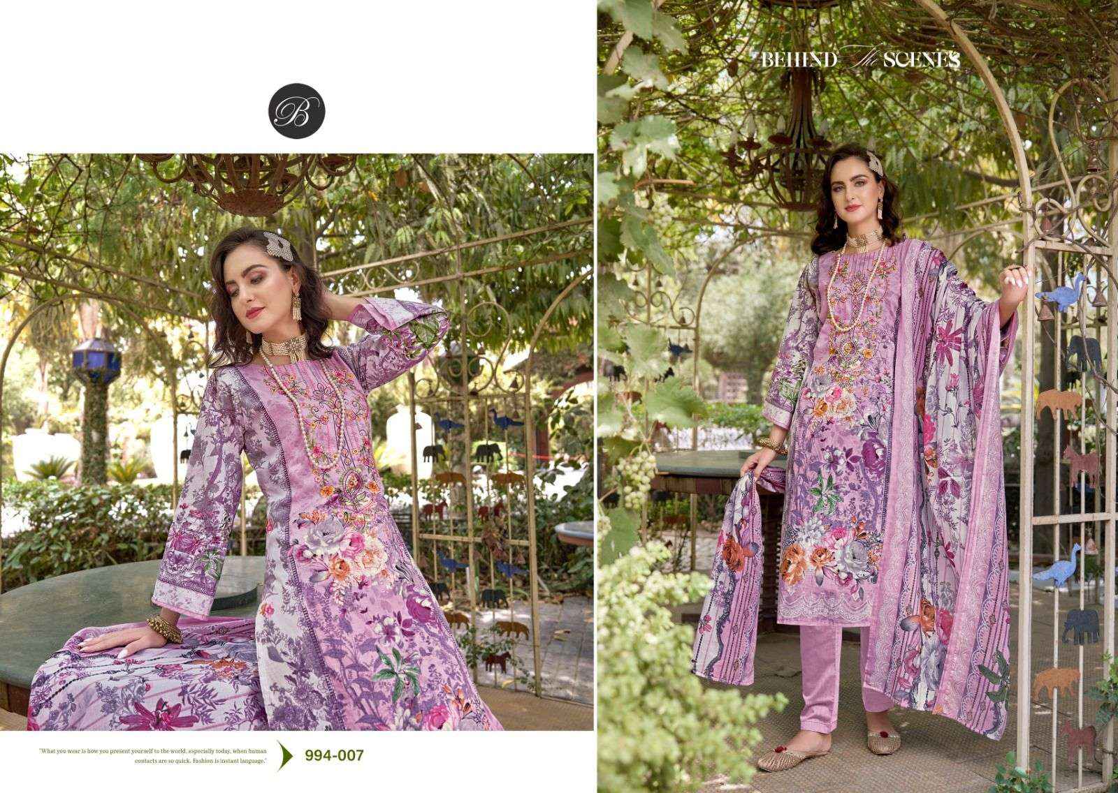 BELLIZA DESIGNER NAIRA VOL 80 WHOLESALE COTTON SALWAR KAMEEZ ( 8 PCS CATALOG )