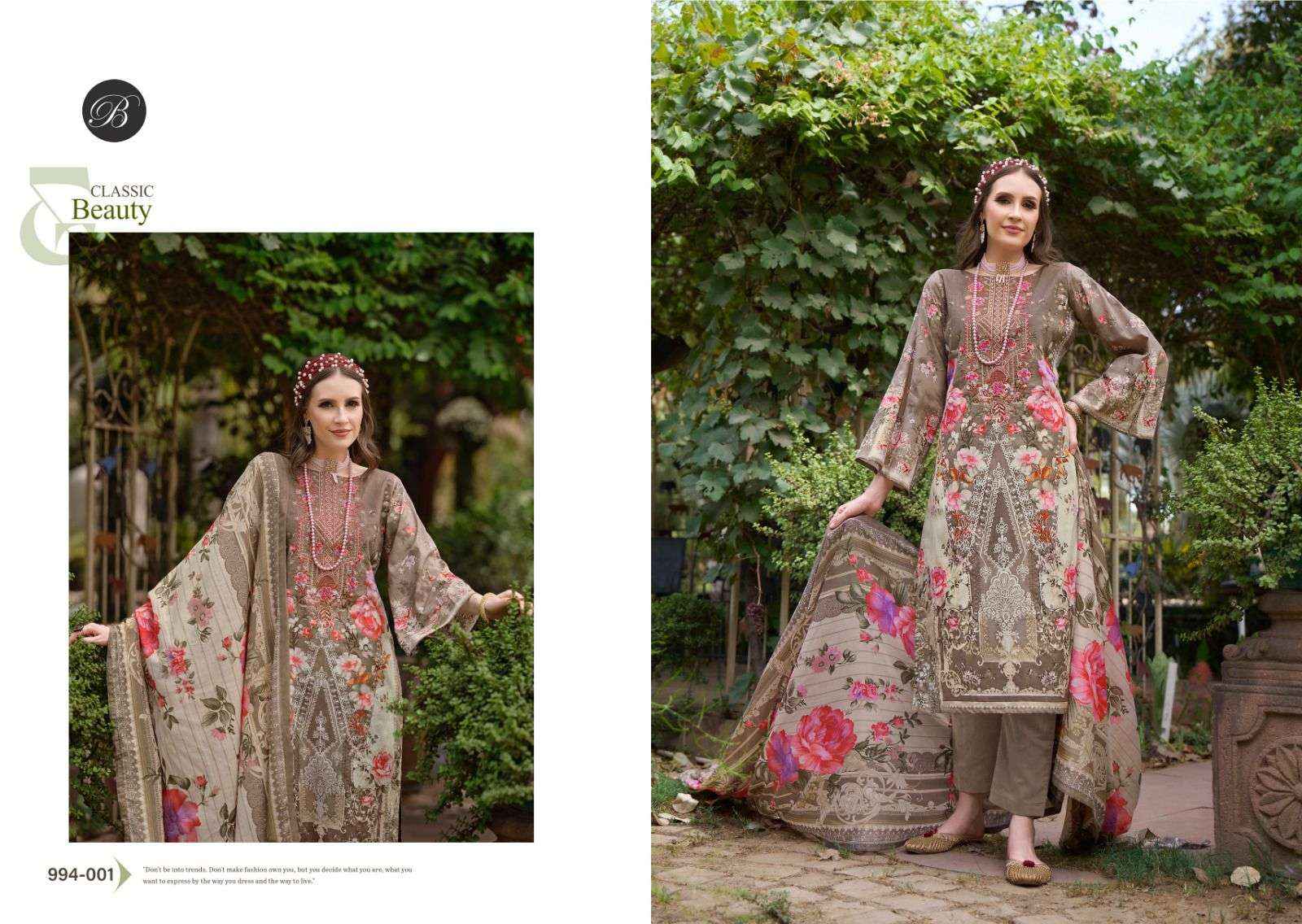 BELLIZA DESIGNER NAIRA VOL 80 WHOLESALE COTTON SALWAR KAMEEZ ( 8 PCS CATALOG )