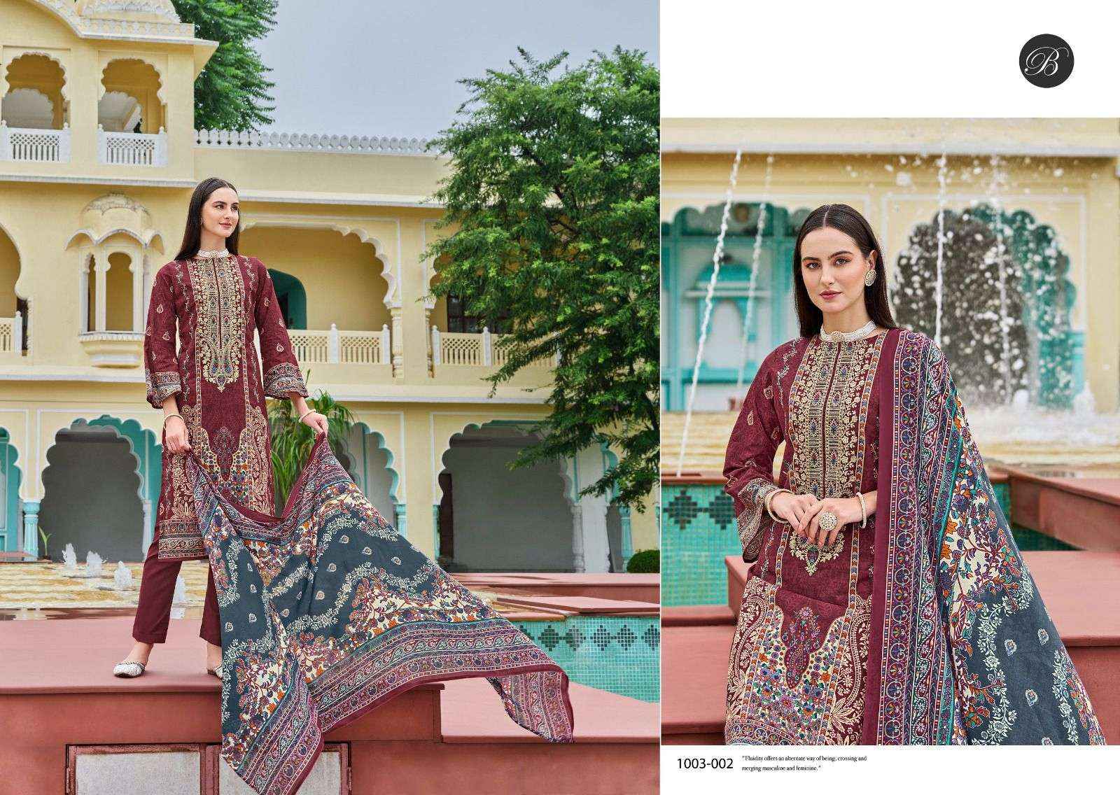 Belliza Designer Naira Vol 81 Pure Cotton Ladies Dress Material ( 8 Pcs Catalog )