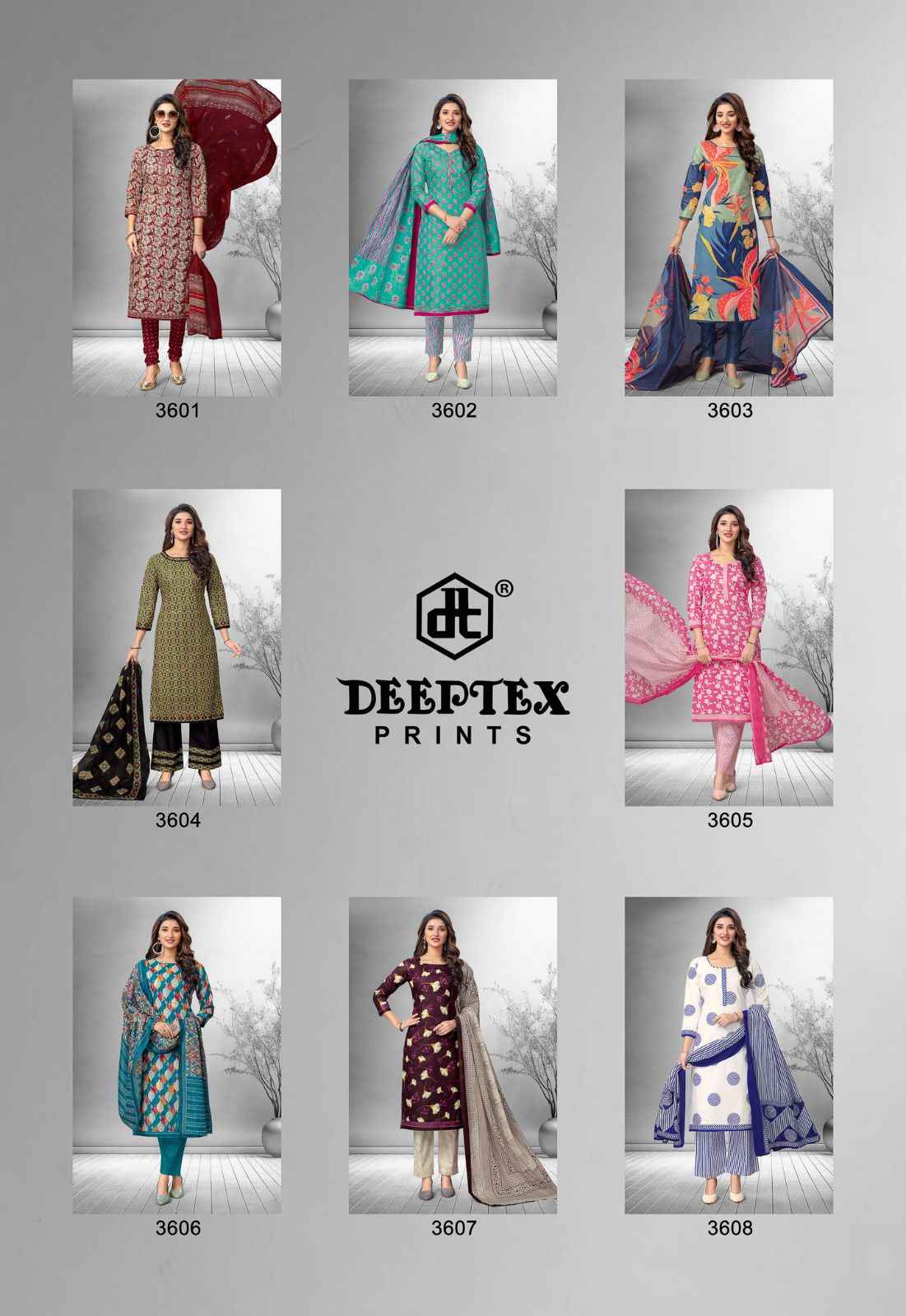 Deeptex Prints Chief Guest Vol-36 Pure Cotton Dress Material ( 15 Pcs Catalog )