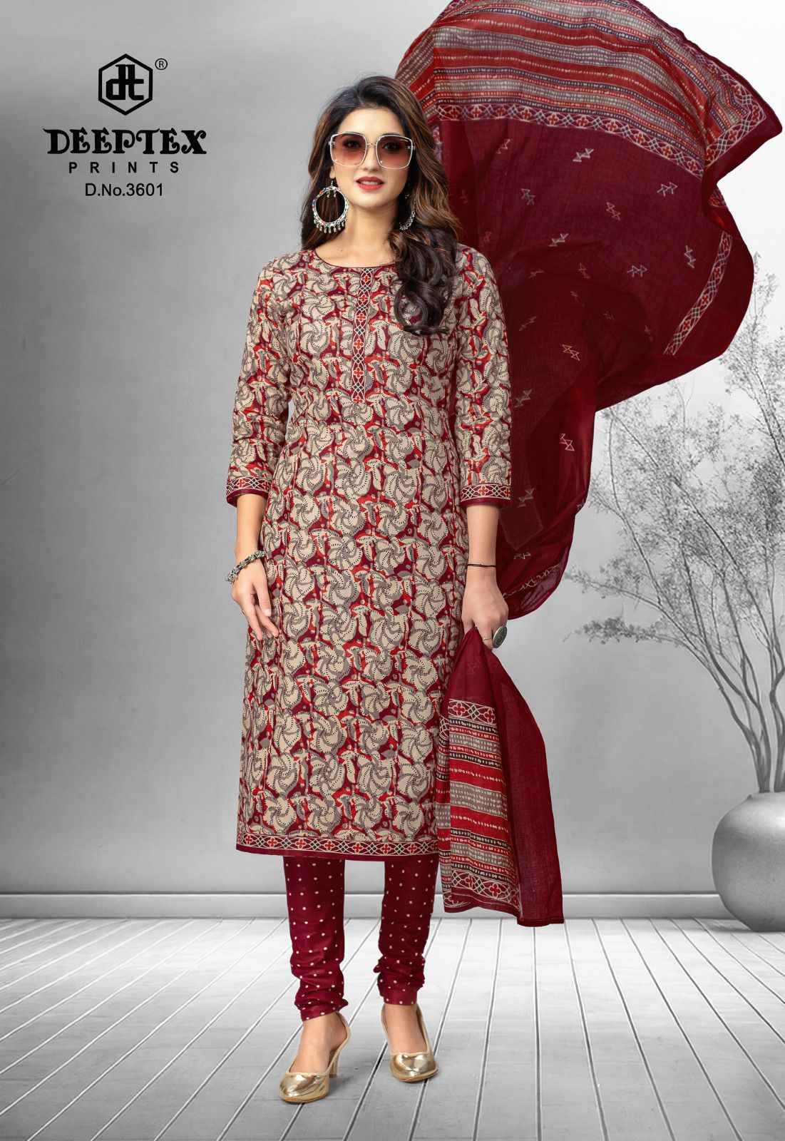 Deeptex Prints Chief Guest Vol-36 Pure Cotton Dress Material ( 15 Pcs Catalog )