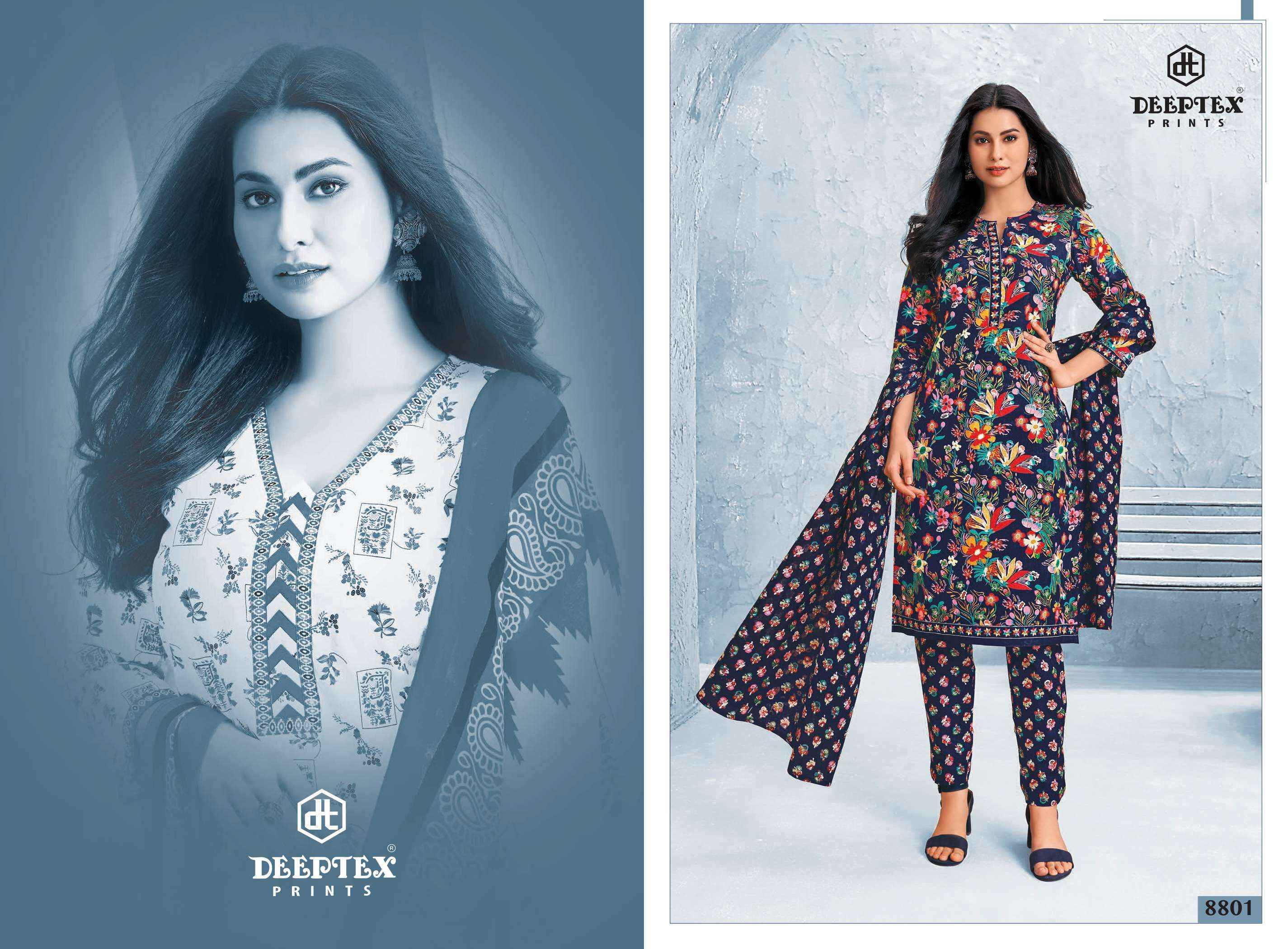 DEEPTEX PRINTS MISS INDIA VOL 88 COTTON DRESS MATERIAL ( 26 PCS CATALOG )