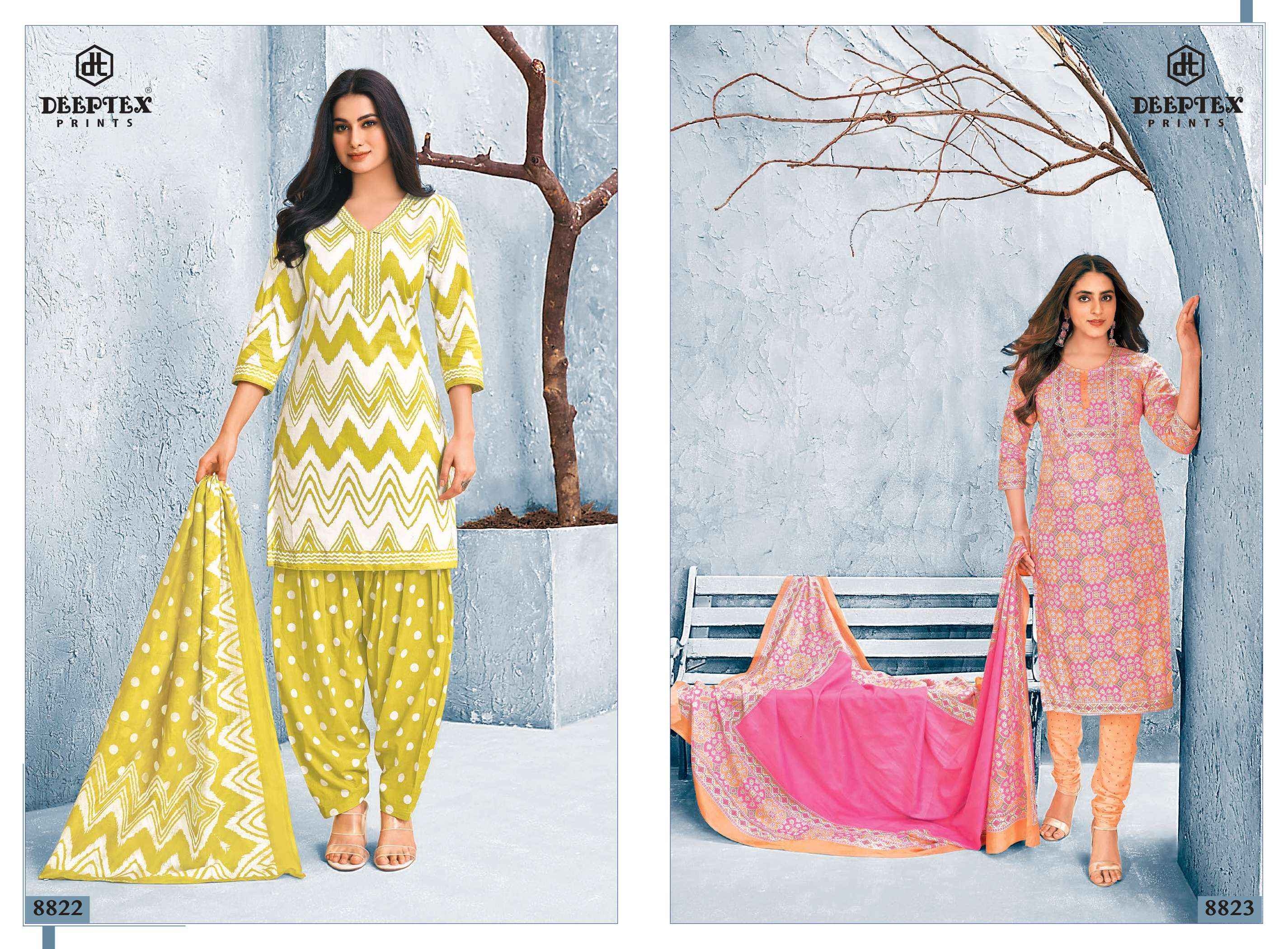 DEEPTEX PRINTS MISS INDIA VOL 88 COTTON DRESS MATERIAL ( 26 PCS CATALOG )