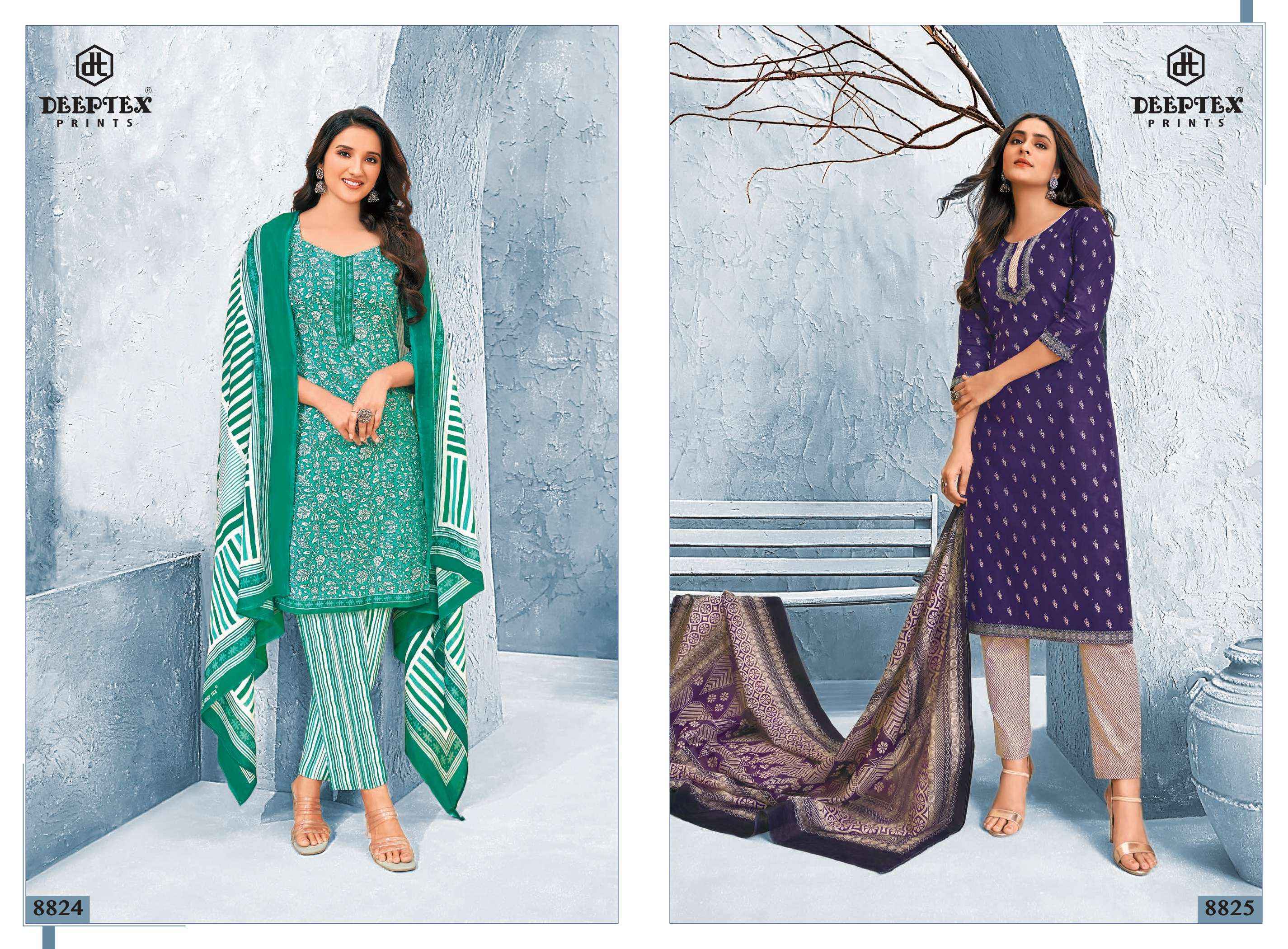 DEEPTEX PRINTS MISS INDIA VOL 88 COTTON DRESS MATERIAL ( 26 PCS CATALOG )