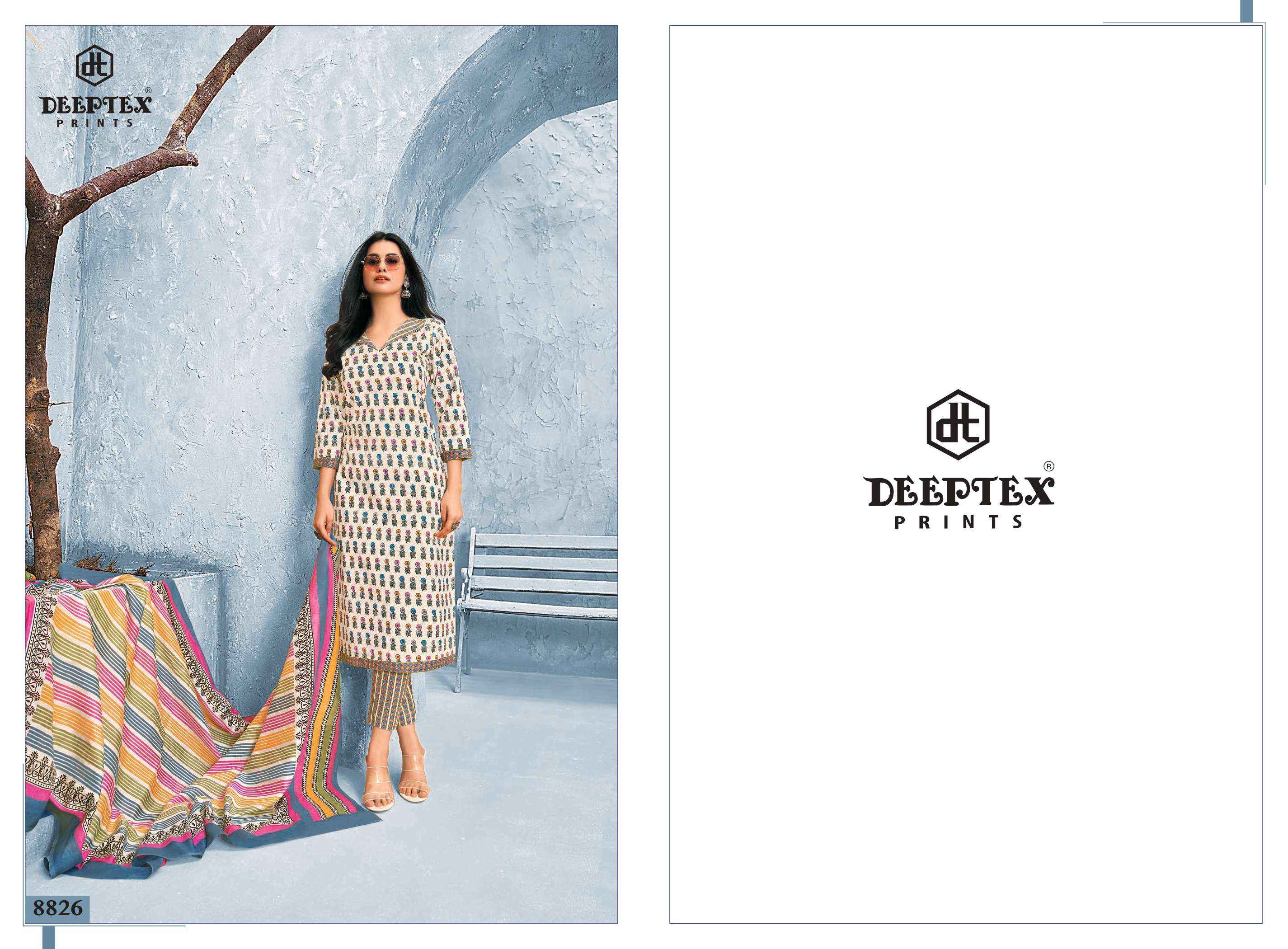 DEEPTEX PRINTS MISS INDIA VOL 88 COTTON DRESS MATERIAL ( 26 PCS CATALOG )