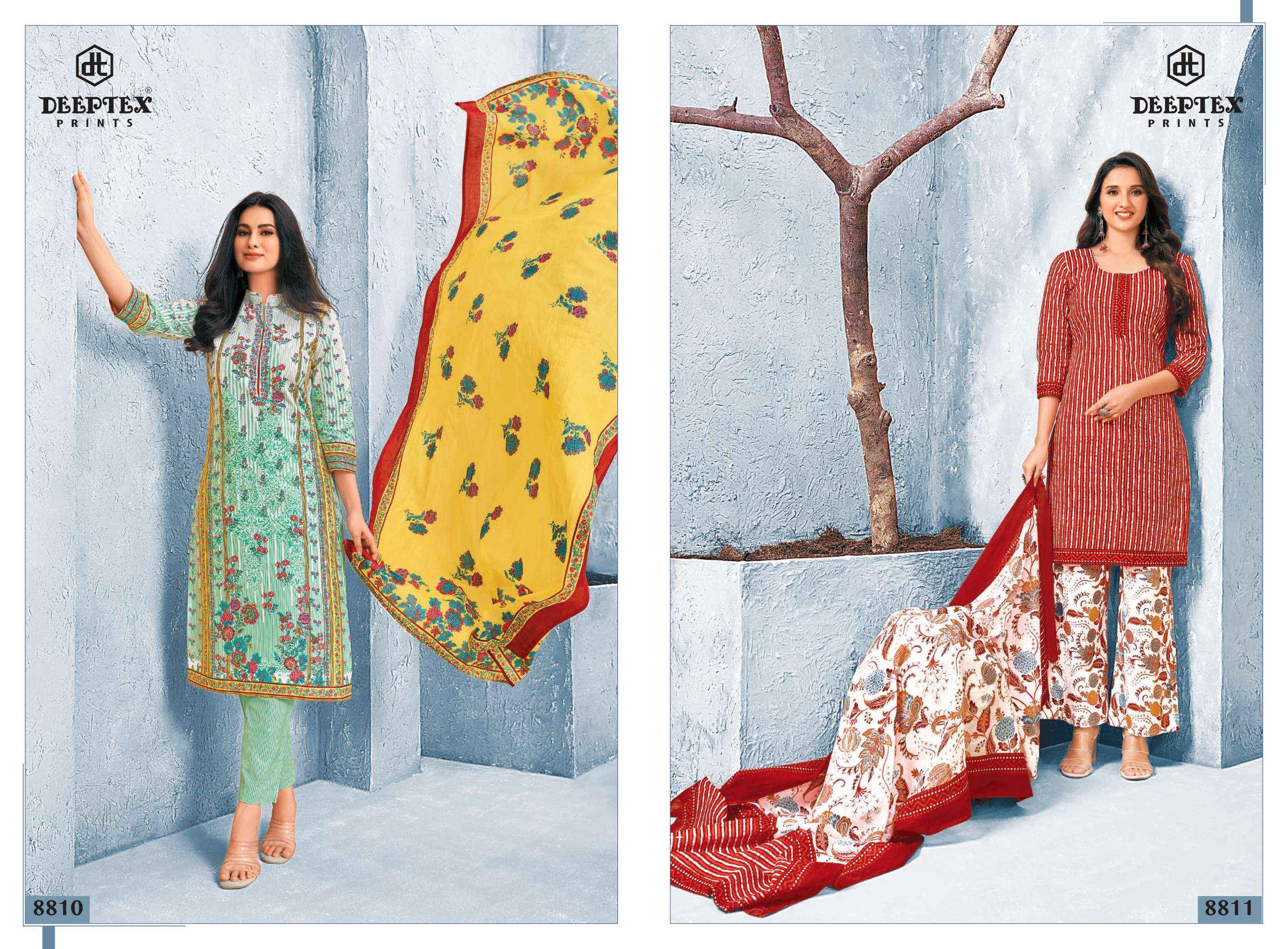 DEEPTEX PRINTS MISS INDIA VOL 88 COTTON DRESS MATERIAL ( 26 PCS CATALOG )